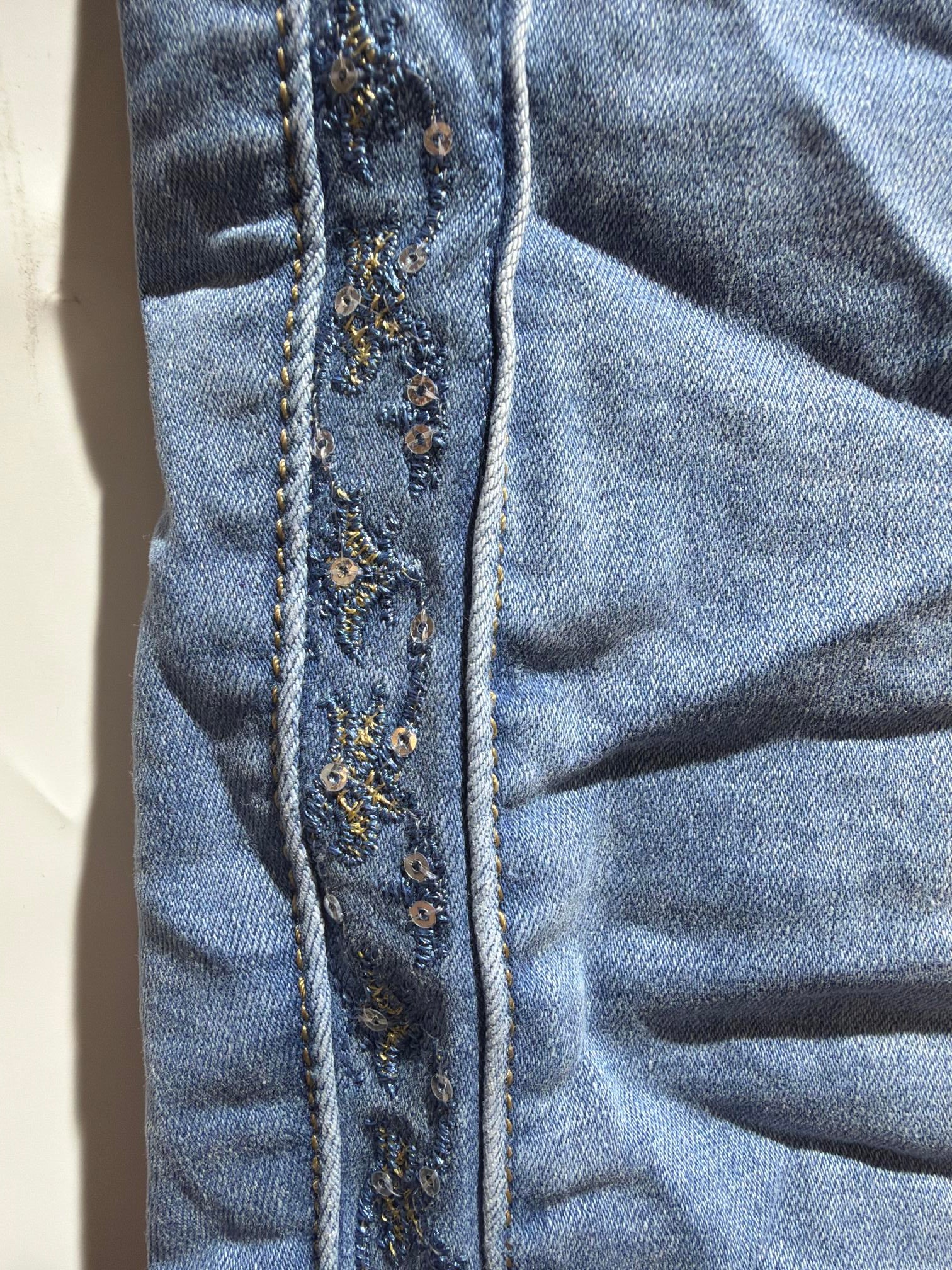 Karostar SUM Capribuks Knapper Gallon Denim Blå