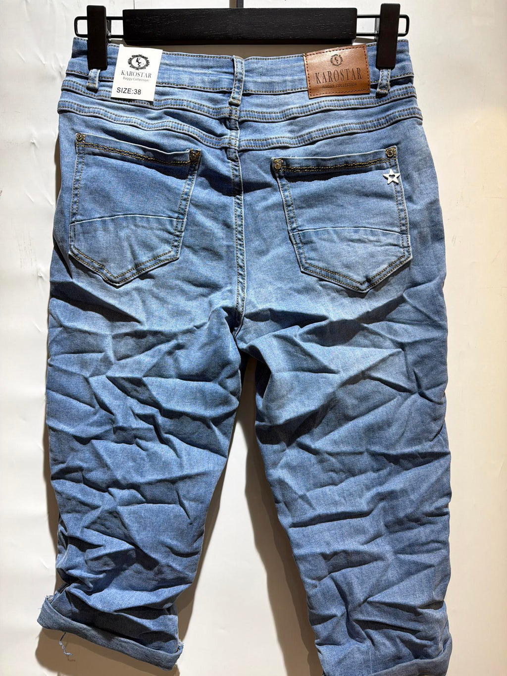 Karostar SUM Capribuks Knapper Gallon Denim Blå
