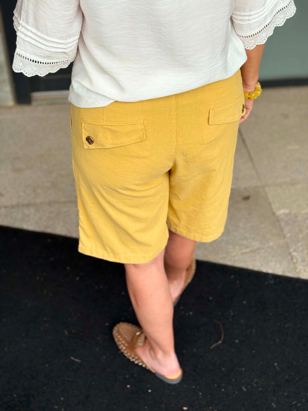 Bessie Bruna LI Shorts Curry Gul