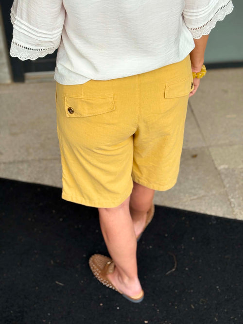 Bessie Bruna LI Shorts Curry Gul