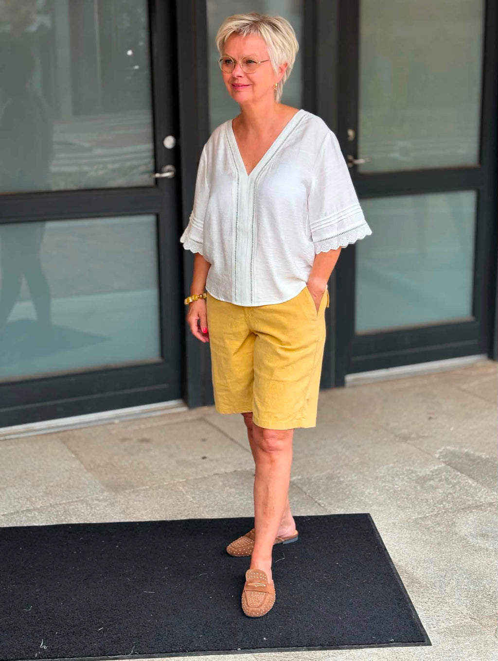 Bessie Bruna LI Shorts Curry Gul