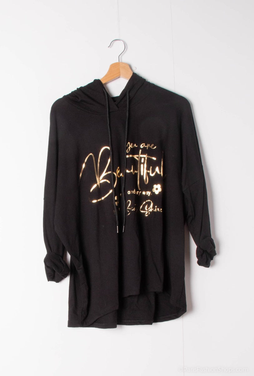 Löwenstein YOU ARE BEAUTIFUL Sweatshirt Sort Onesize