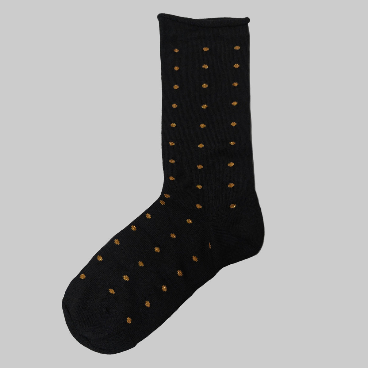 DECOY Ankelsok Fine Knit Prikker Sort