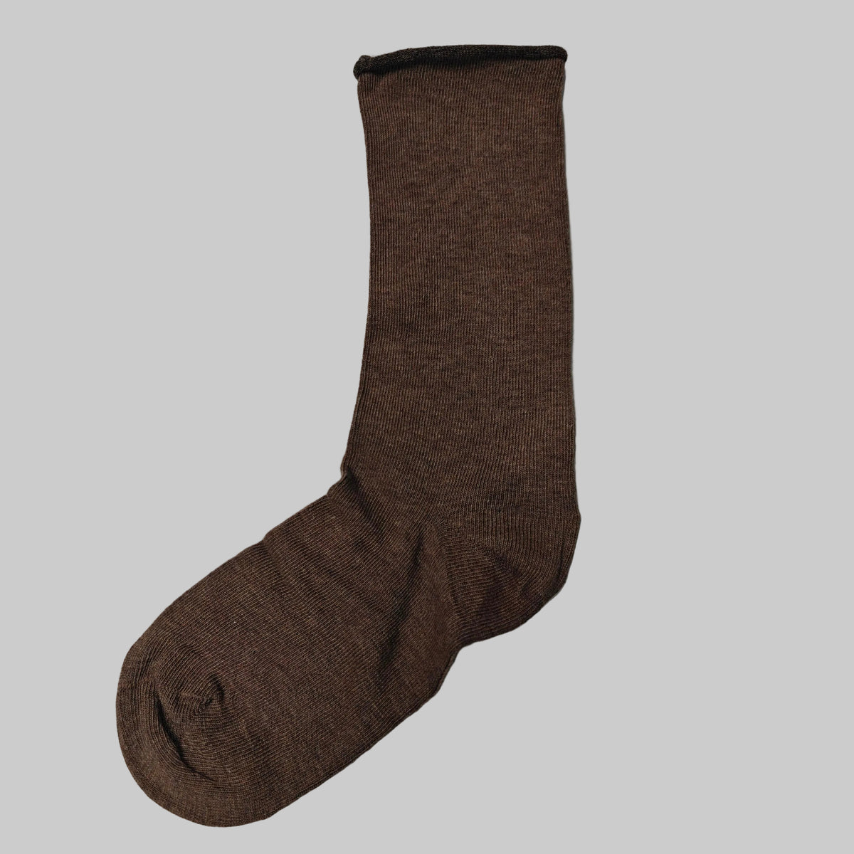 DECOY Ankelsok Fine Knit Lys Brun