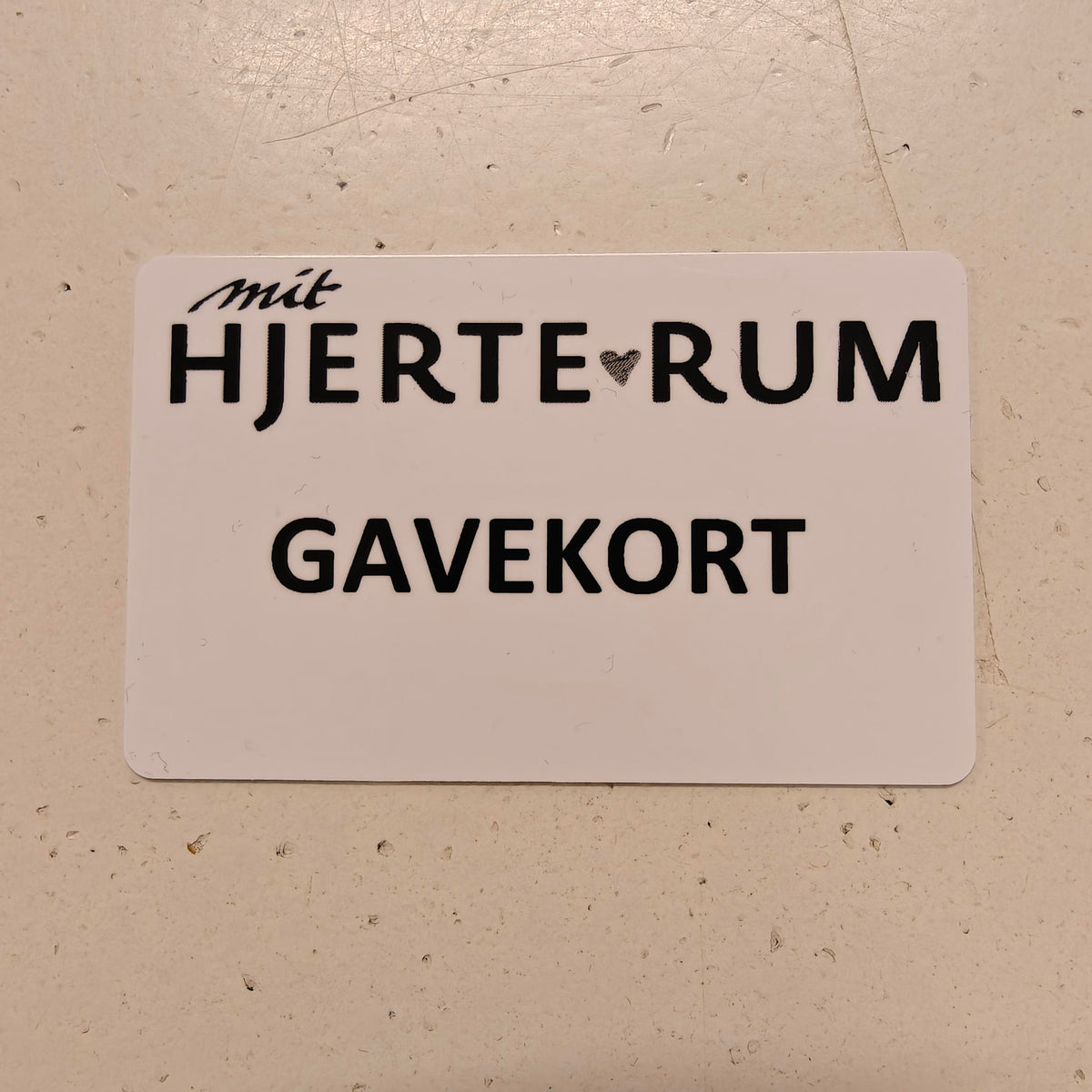 Gavekort til Mit Hjerterum Webshop