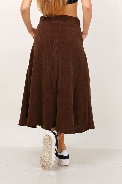 Löwenstein BELLA Nederdel Fløjl Choco Brun   Onesize