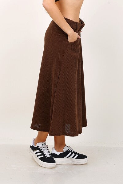 Löwenstein BELLA Nederdel Fløjl Choco Brun   Onesize