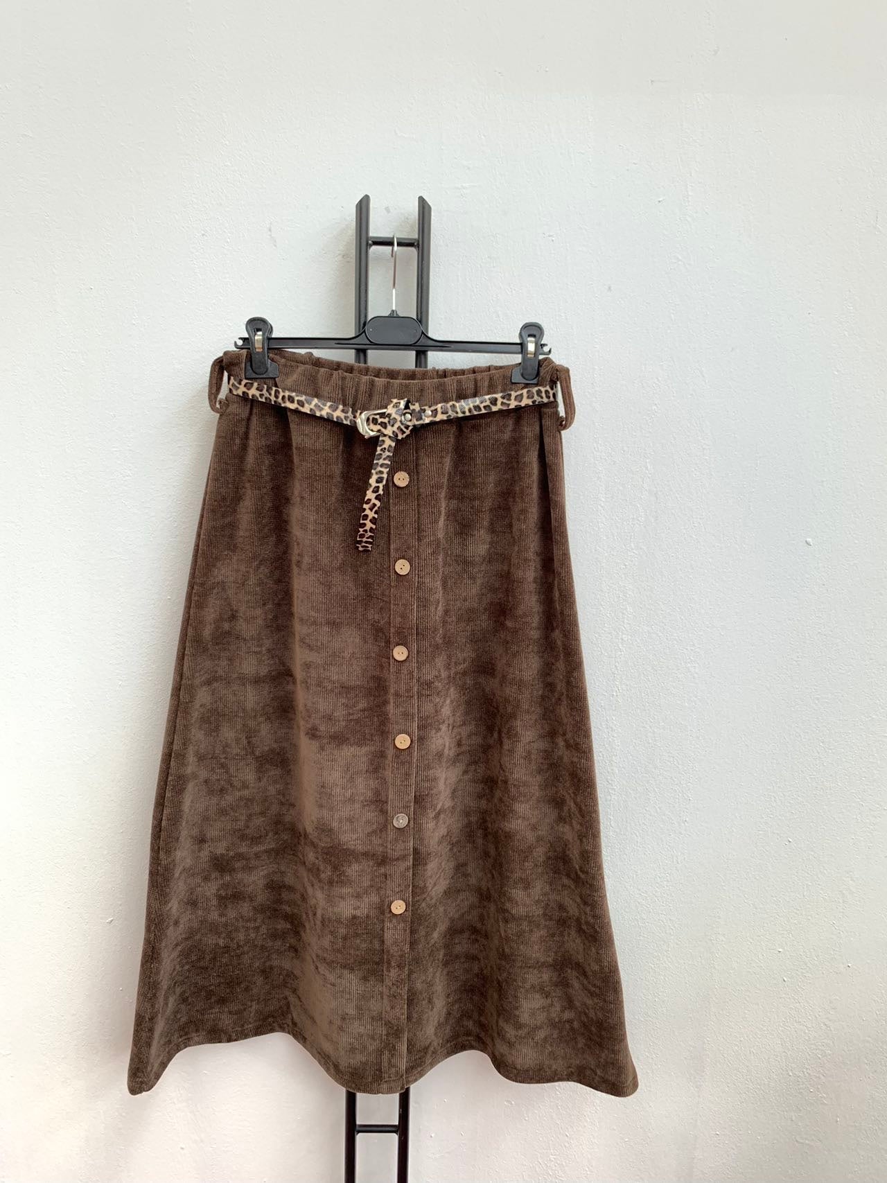 Löwenstein BELL Nederdel Fløjl Leo Bælte Choko Brun  Onesize