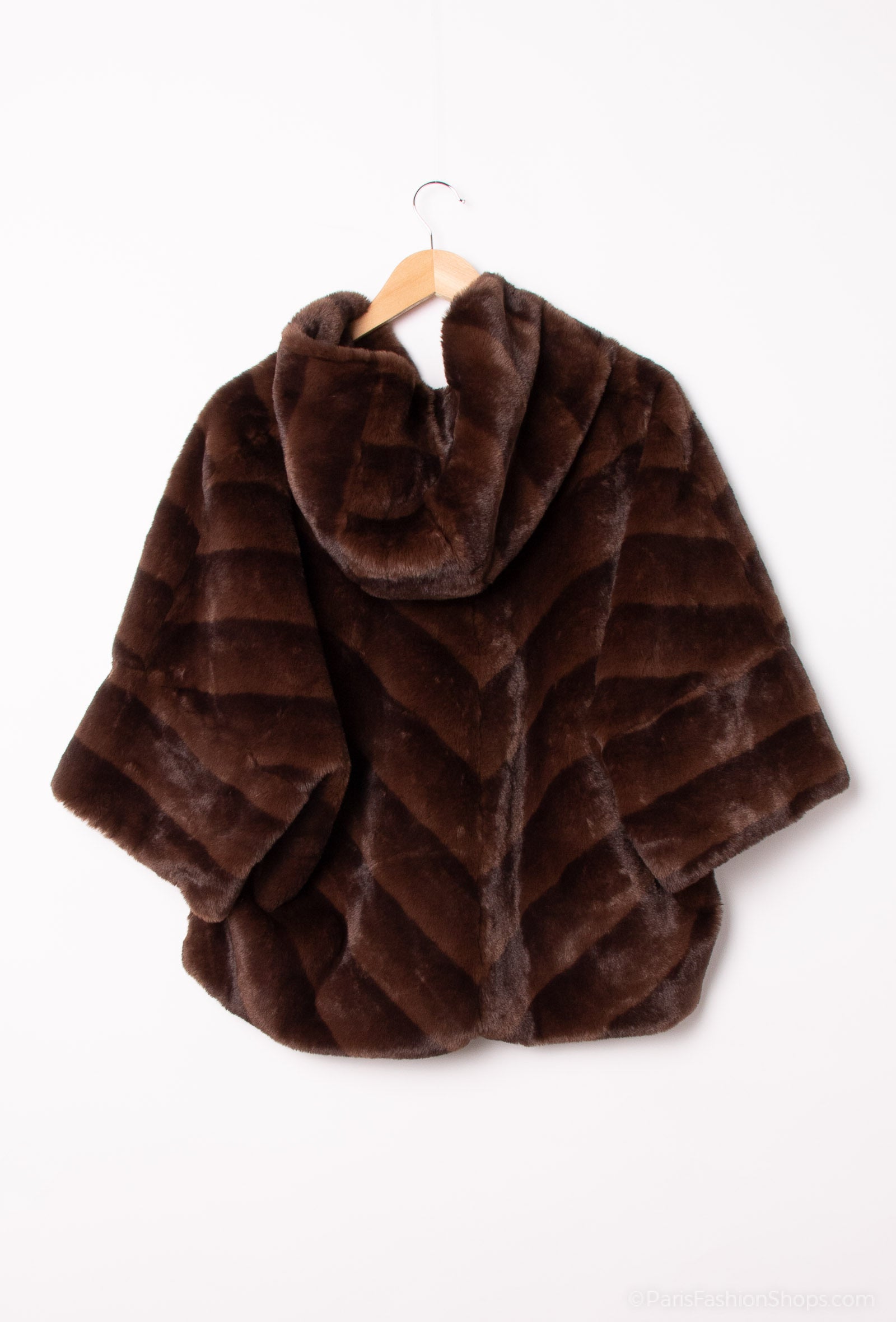 Löwenstein BELL Jakke Fake Fur HætteChoco Brun  Onesize