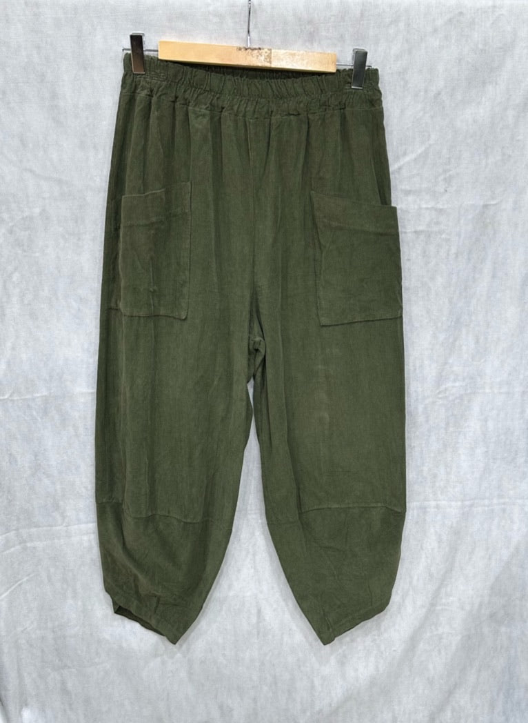 Löwenstein BELLA Buks Fløjl Army Grøn   Onesize