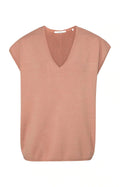 YAYA Sweater Knapper på Bag Cameo Pink