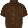 BTF CPH Lucia Suede Jakke Chocolate Brun