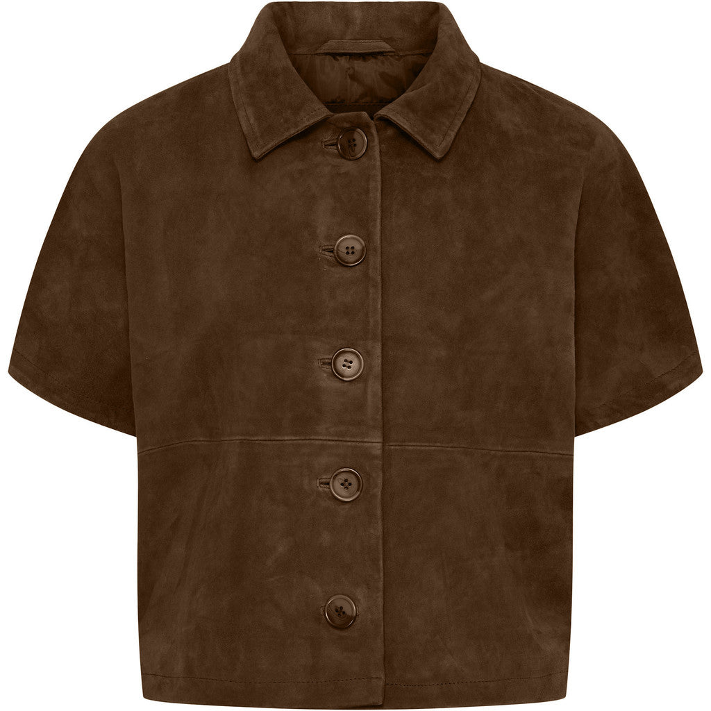 BTF CPH Lucia Suede Jakke Chocolate Brun