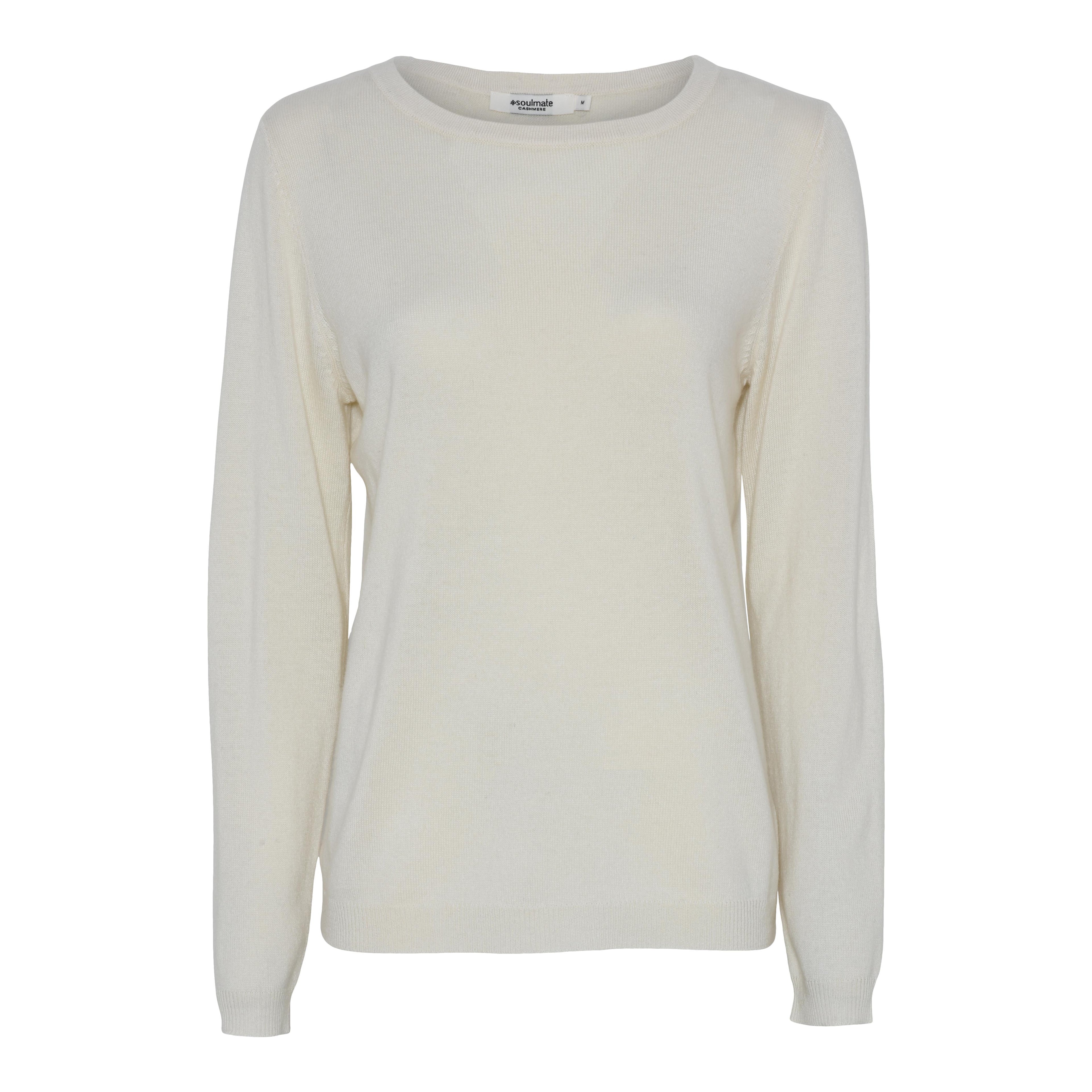 Soulmate Lama 4 Strik Pullover Cloude Dan Creme