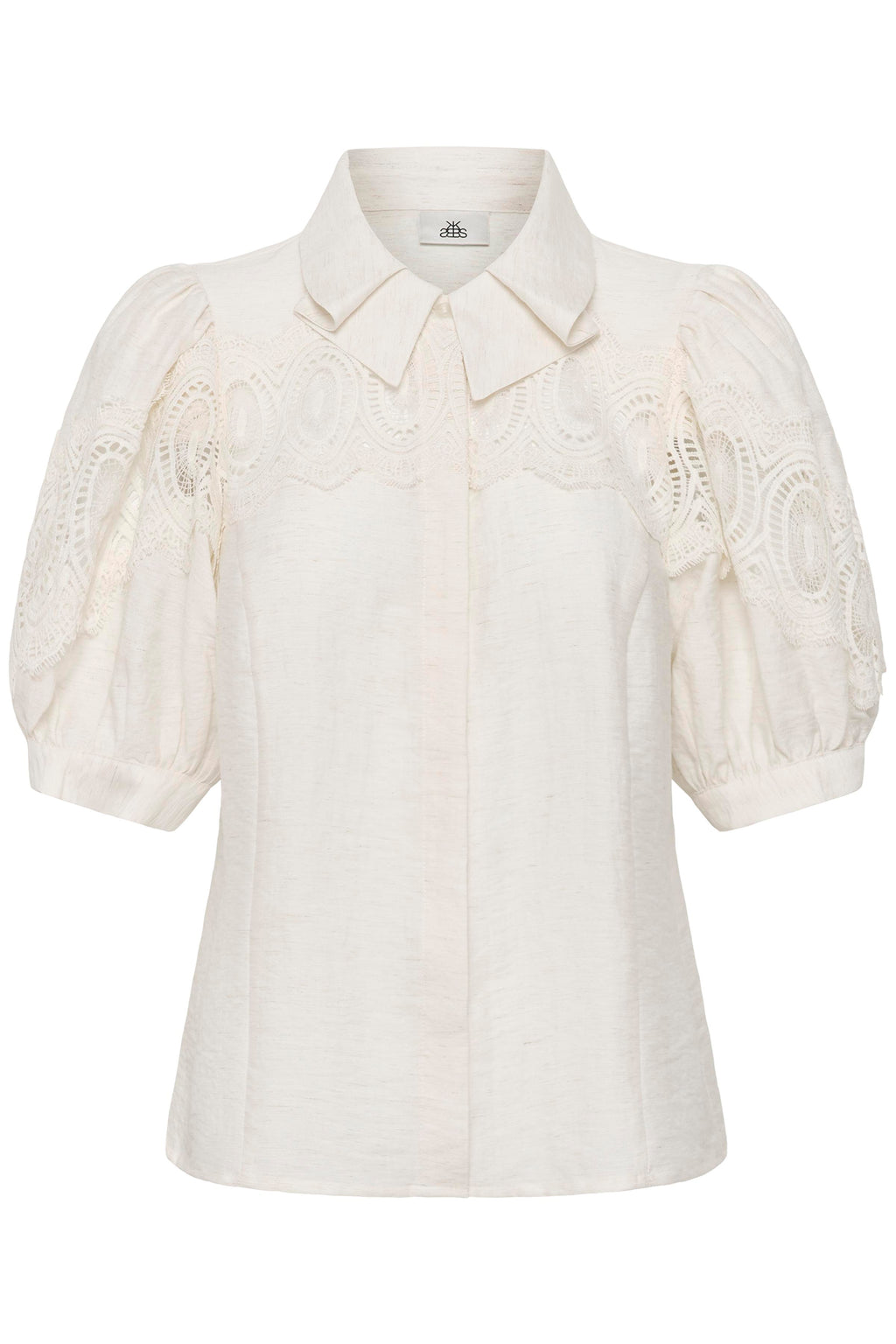 Karen By Simonsen Urith Frosty Bluse Egret Hvid