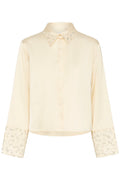 Karen By Simonsen Carmen Skjorte Egret Creme