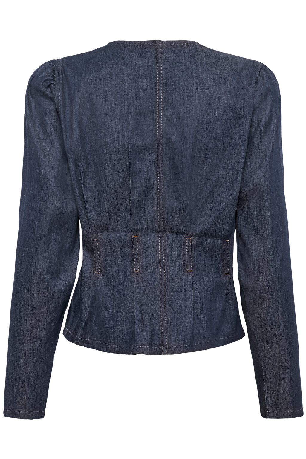 Karen By Simonsen Drew Bluse Denim Blå