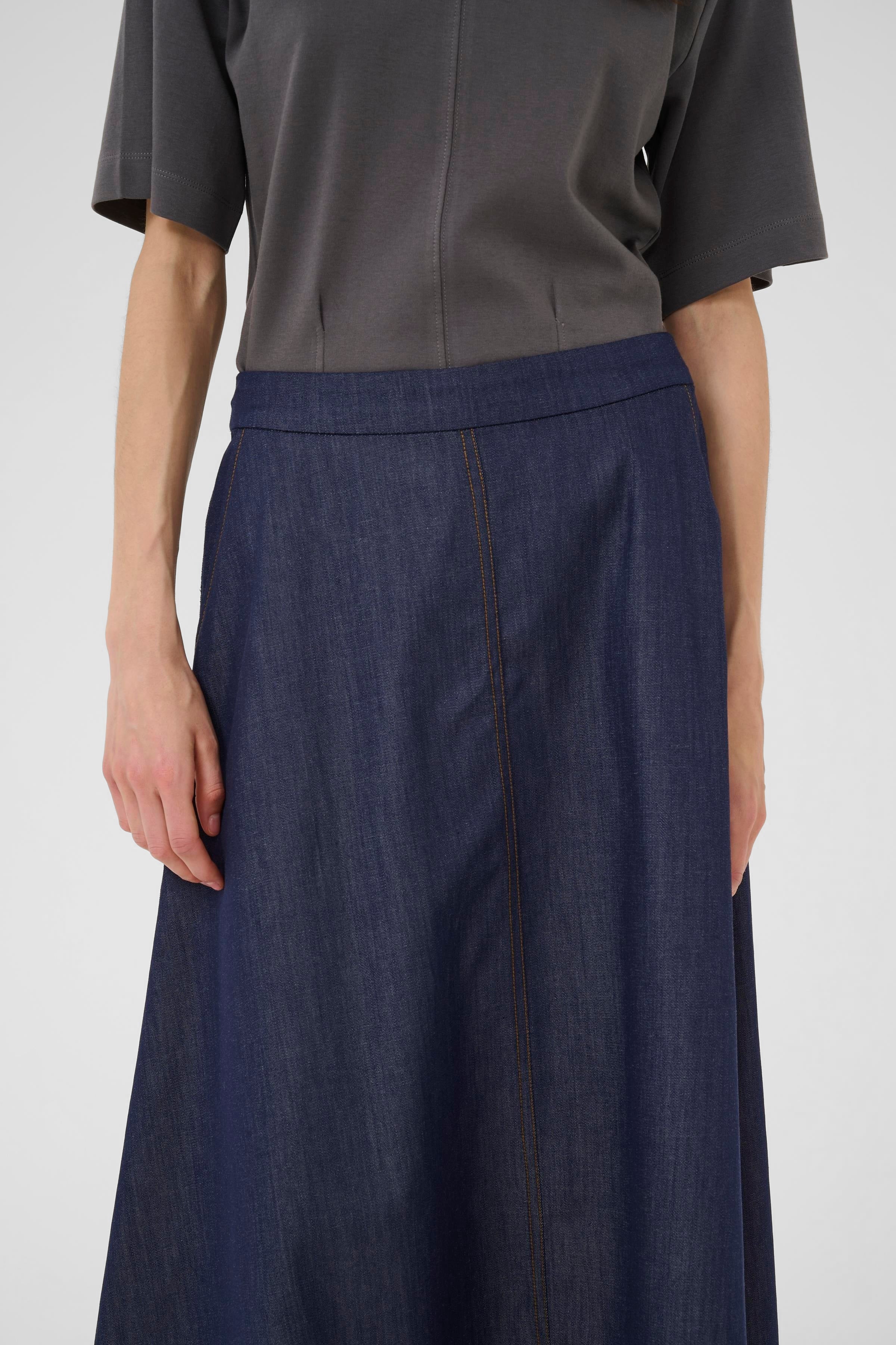 Karen By Simonsen Drew Nederdel Denim Blå