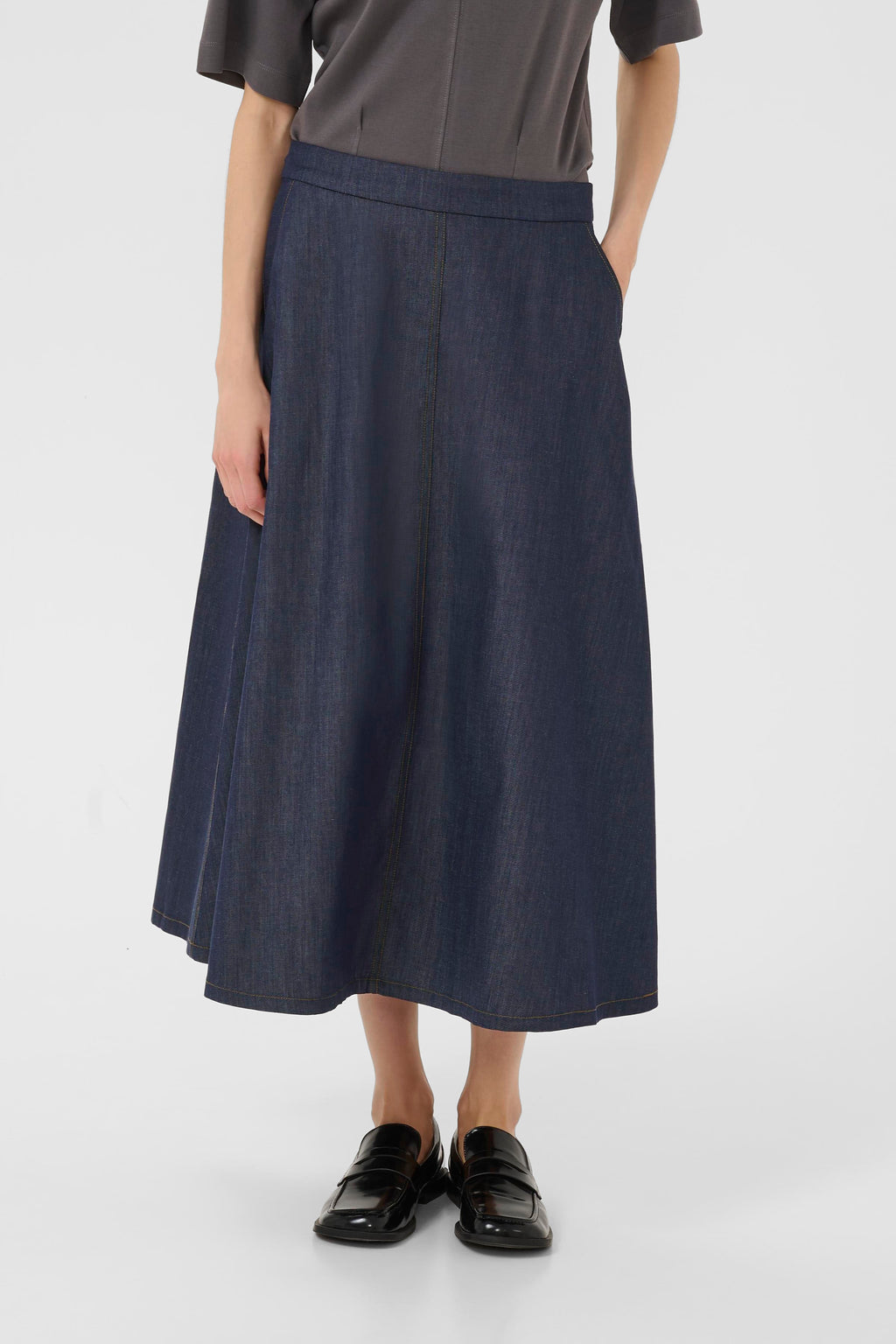 Karen By Simonsen Drew Nederdel Denim Blå