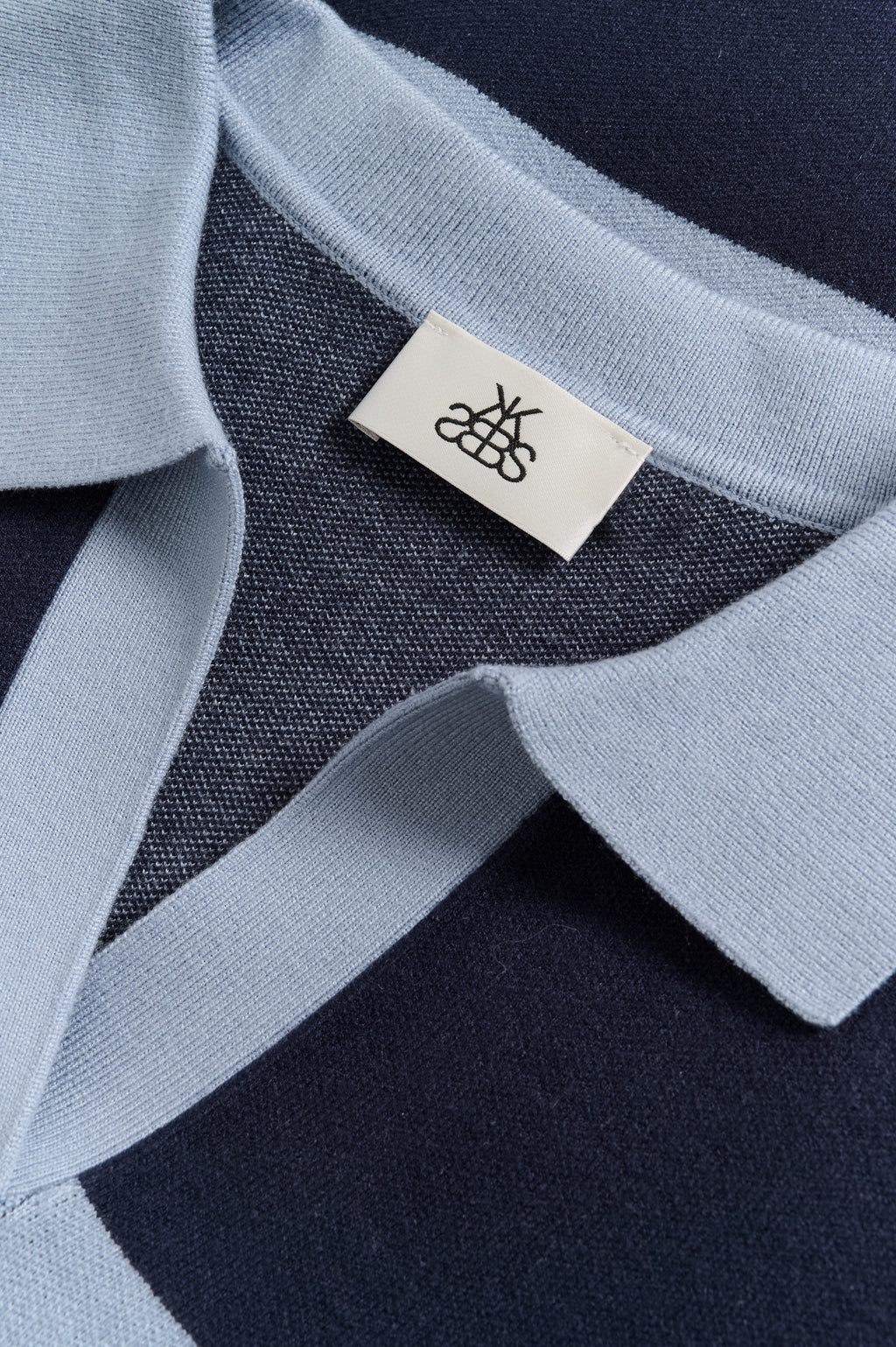 Karen By Simonsen Diana Doddie Polo T-shirt Stribet Ombre Blå