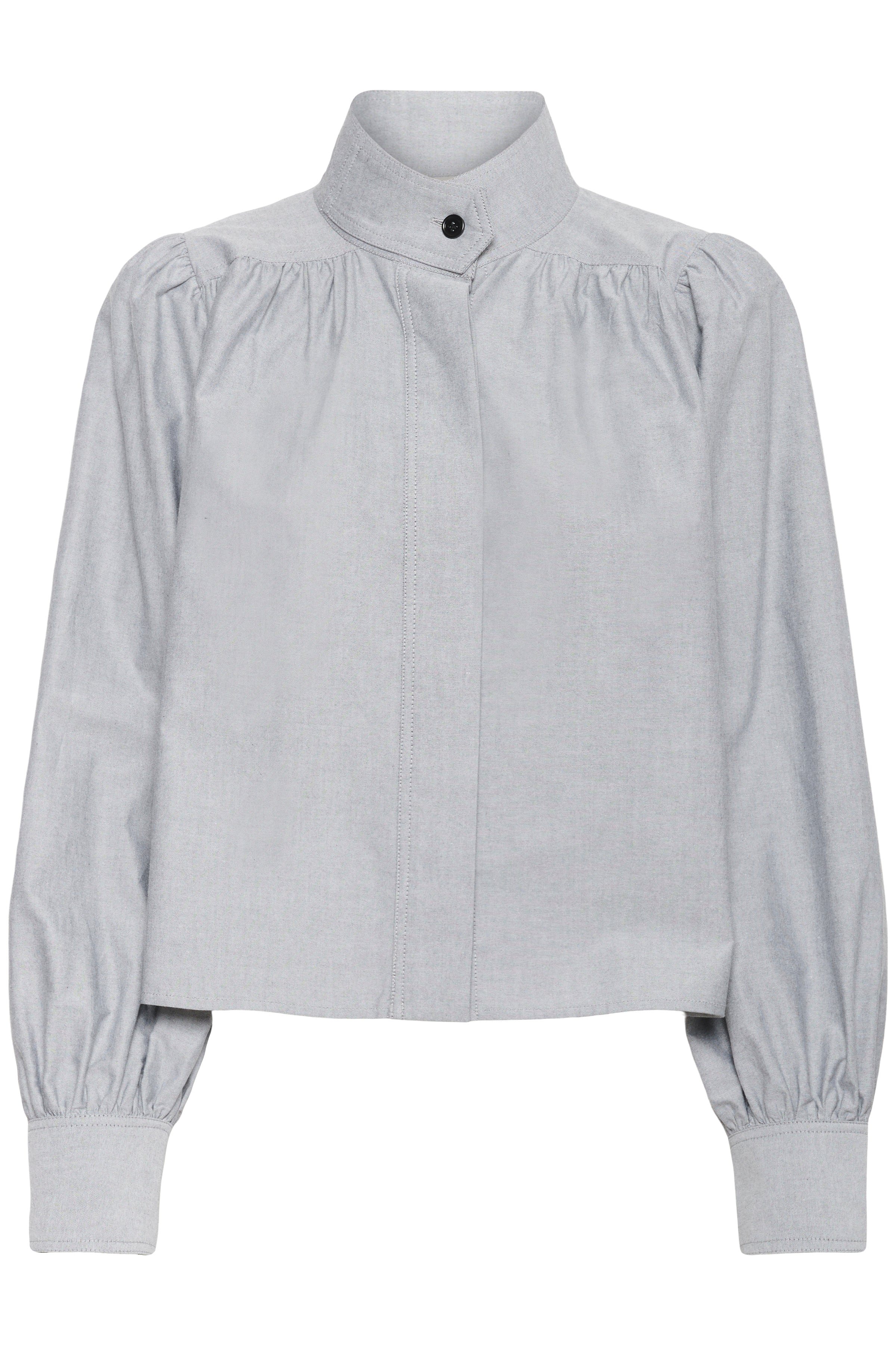 Karen By Simonsen Deborah Carlotta Skjorte Thunderstorm Lys Grå