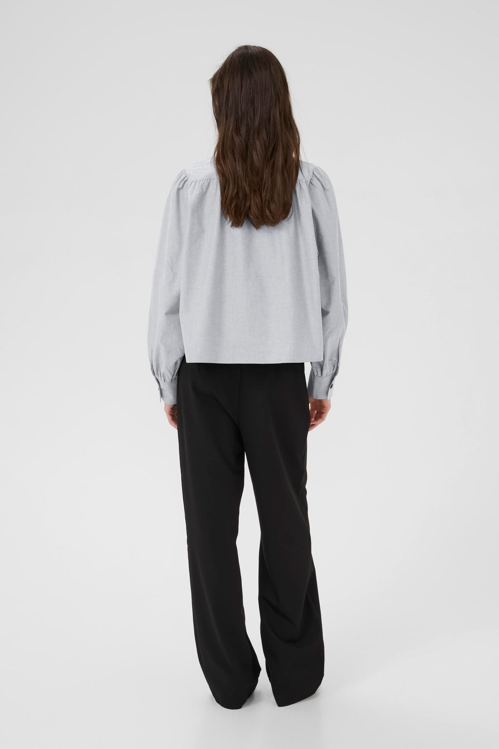 Karen By Simonsen Deborah Carlotta Skjorte Thunderstorm Lys Grå