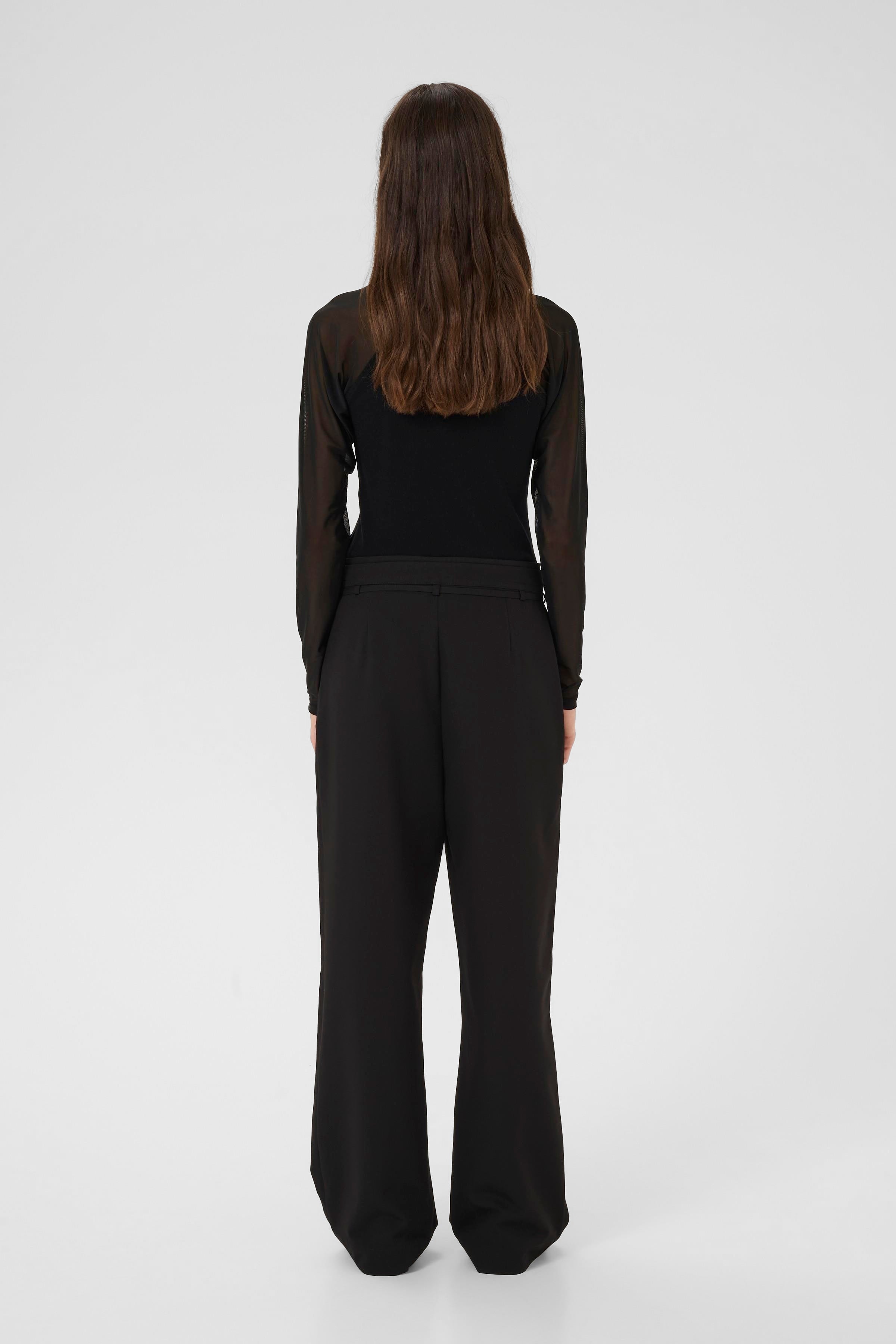 Karen By Simonsen Dafne Mandarina O-Neck T-shirt Meteorite Sort