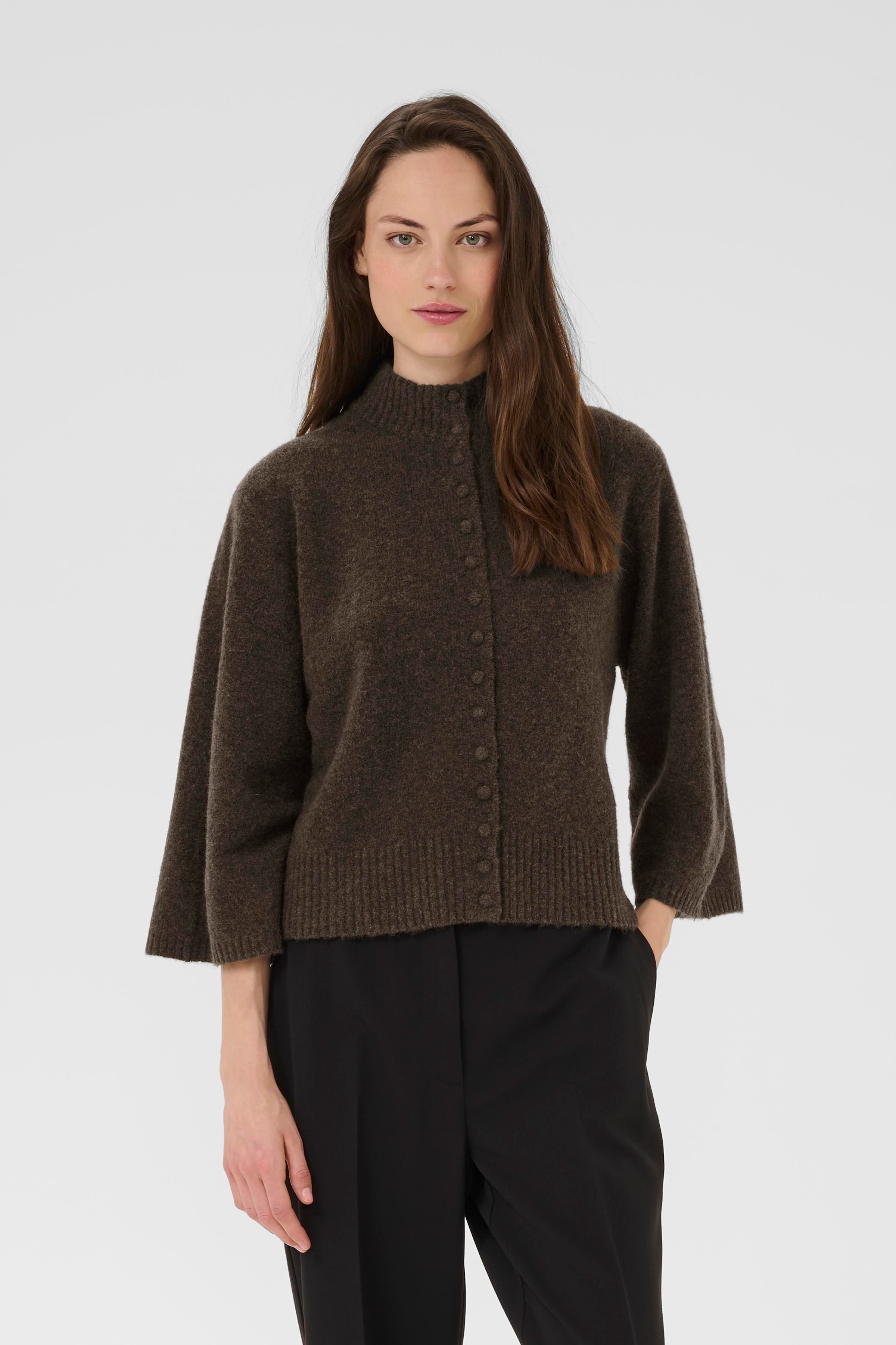 Karen By Simonsen Dream Cardigan Chocolate Brun