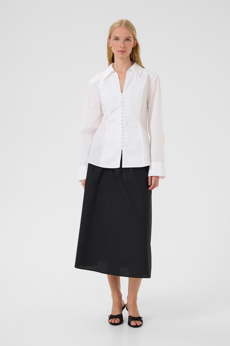 Karen By Simonsen Camille Skjorte Bright Hvid