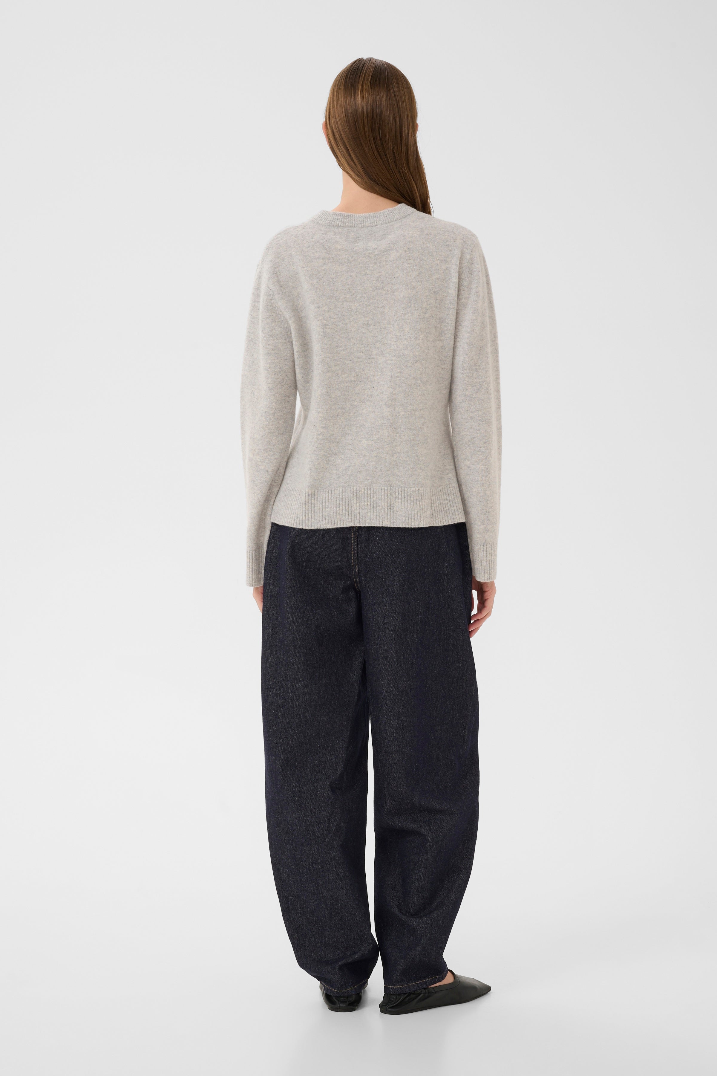 Karen By Simonsen Etta Cardigan Lys Grå