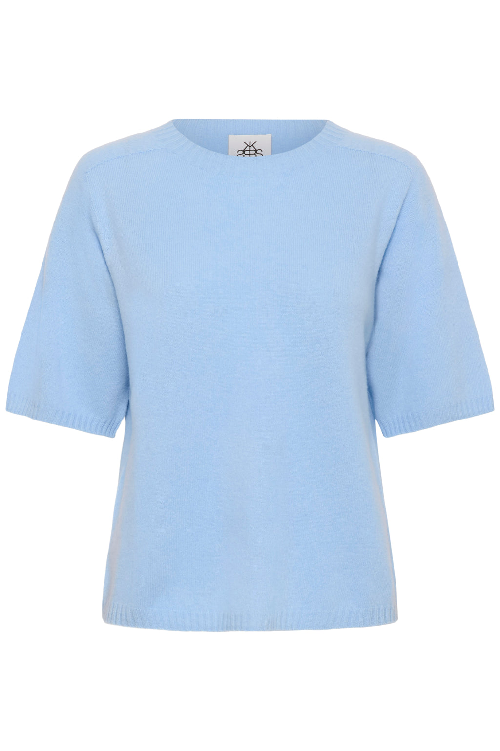 Karen By Simonsen Etta Pullover O Neck Chambray Blå