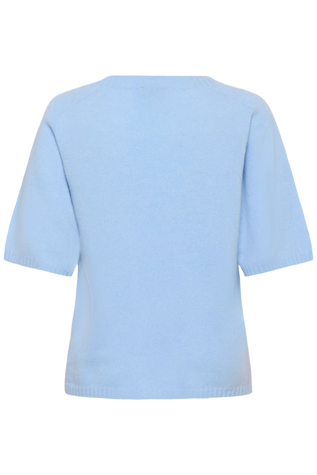 Karen By Simonsen Etta Pullover O Neck Chambray Blå