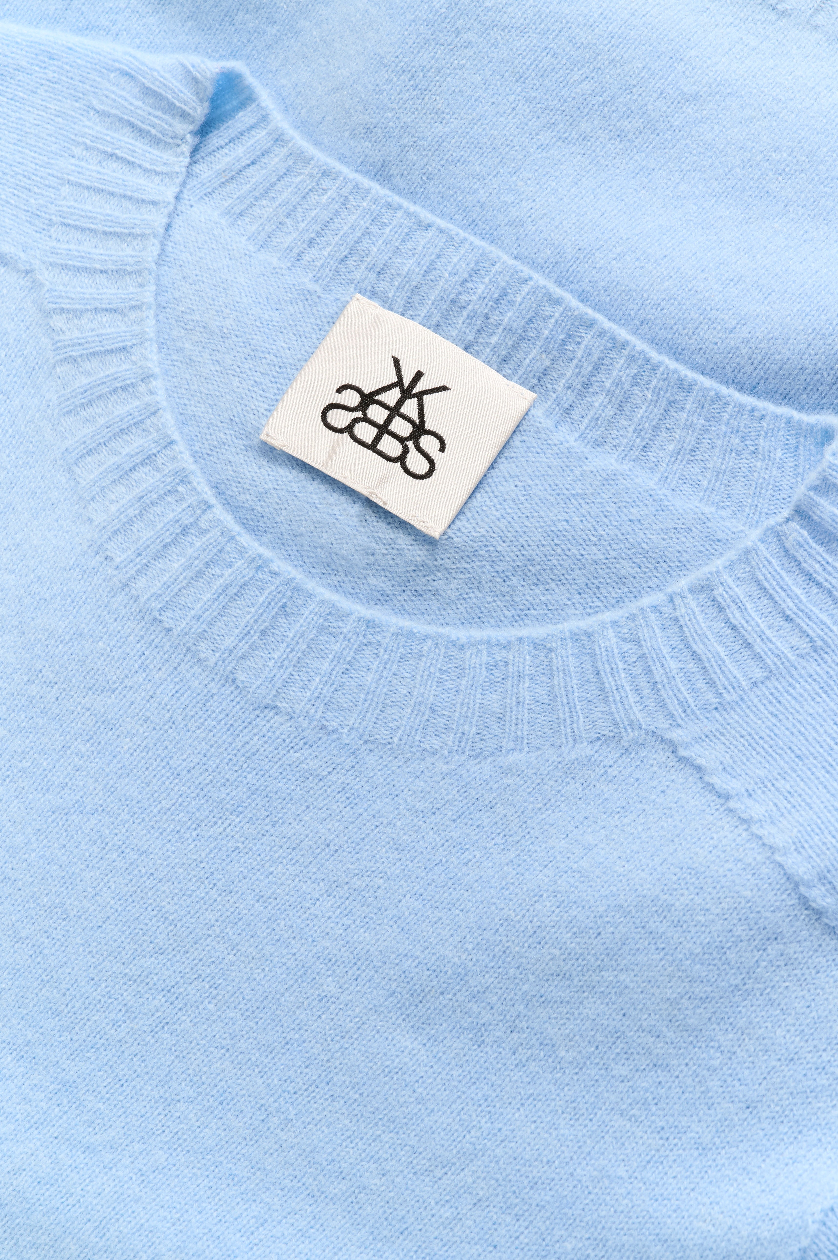 Karen By Simonsen Etta Pullover O Neck Chambray Blå