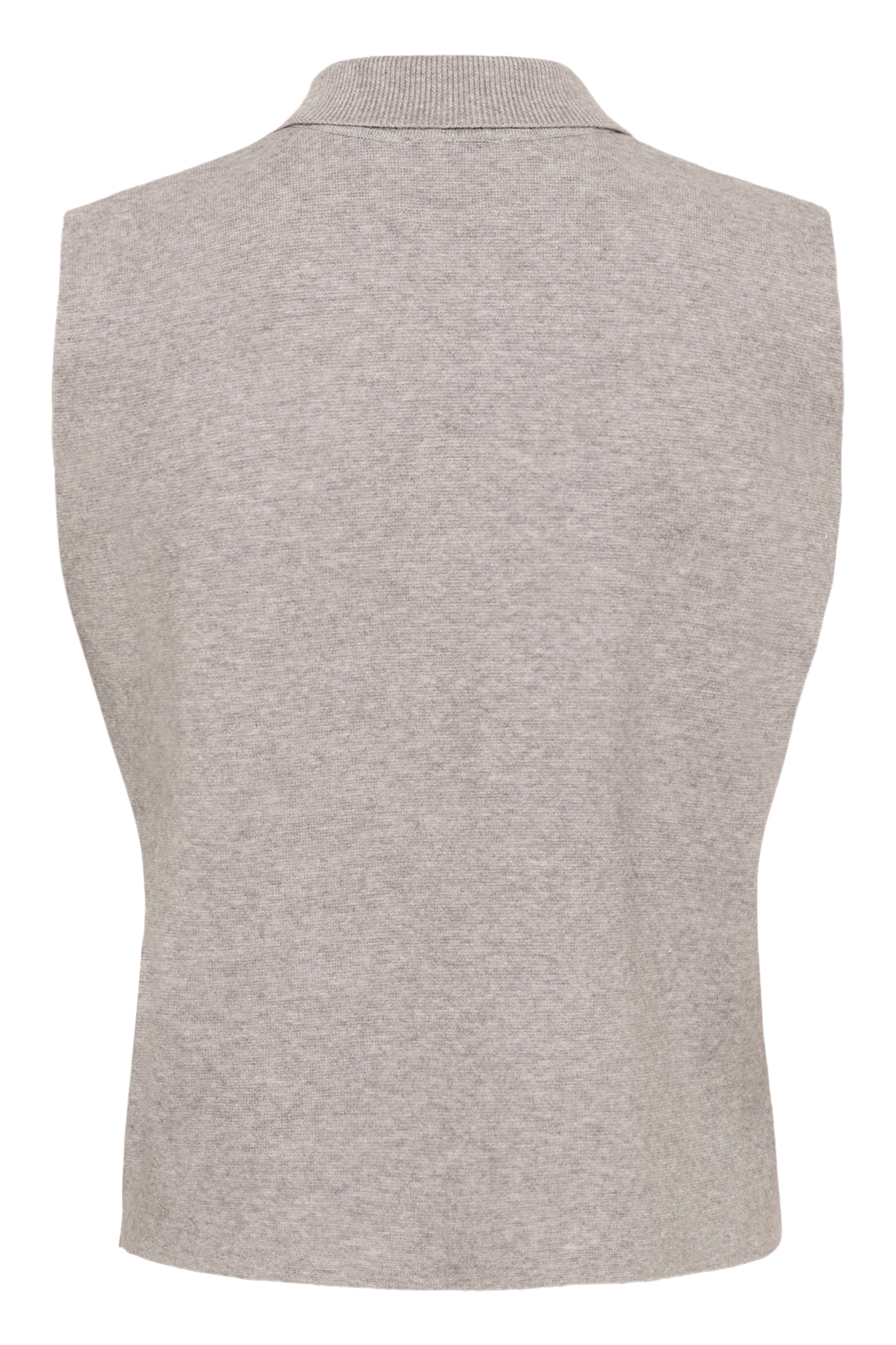 KAFFE Elvina Vest Light Grå