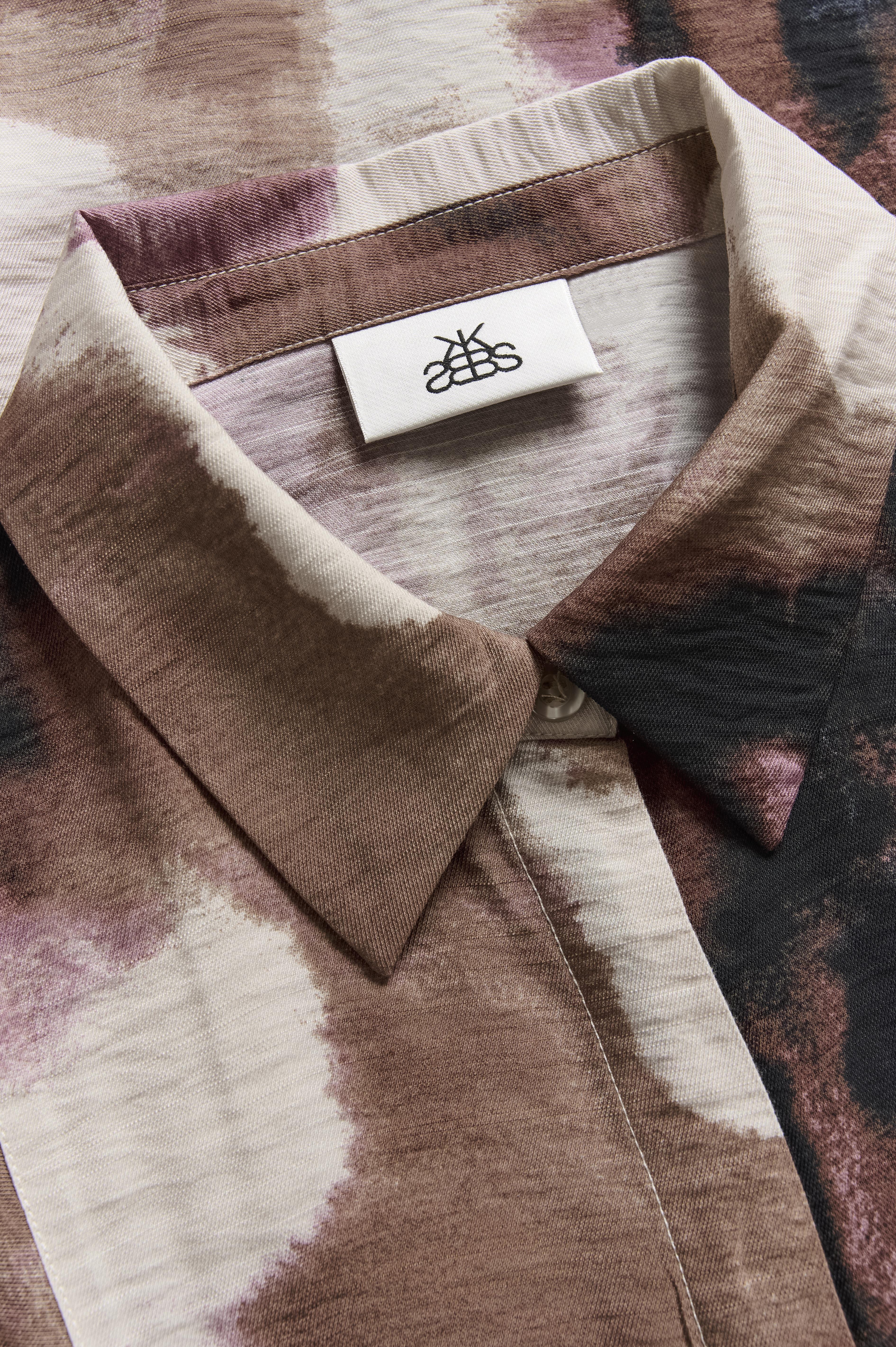 Karen By Simonsen Frigg Kjole Frigg Print Brun Lyserød