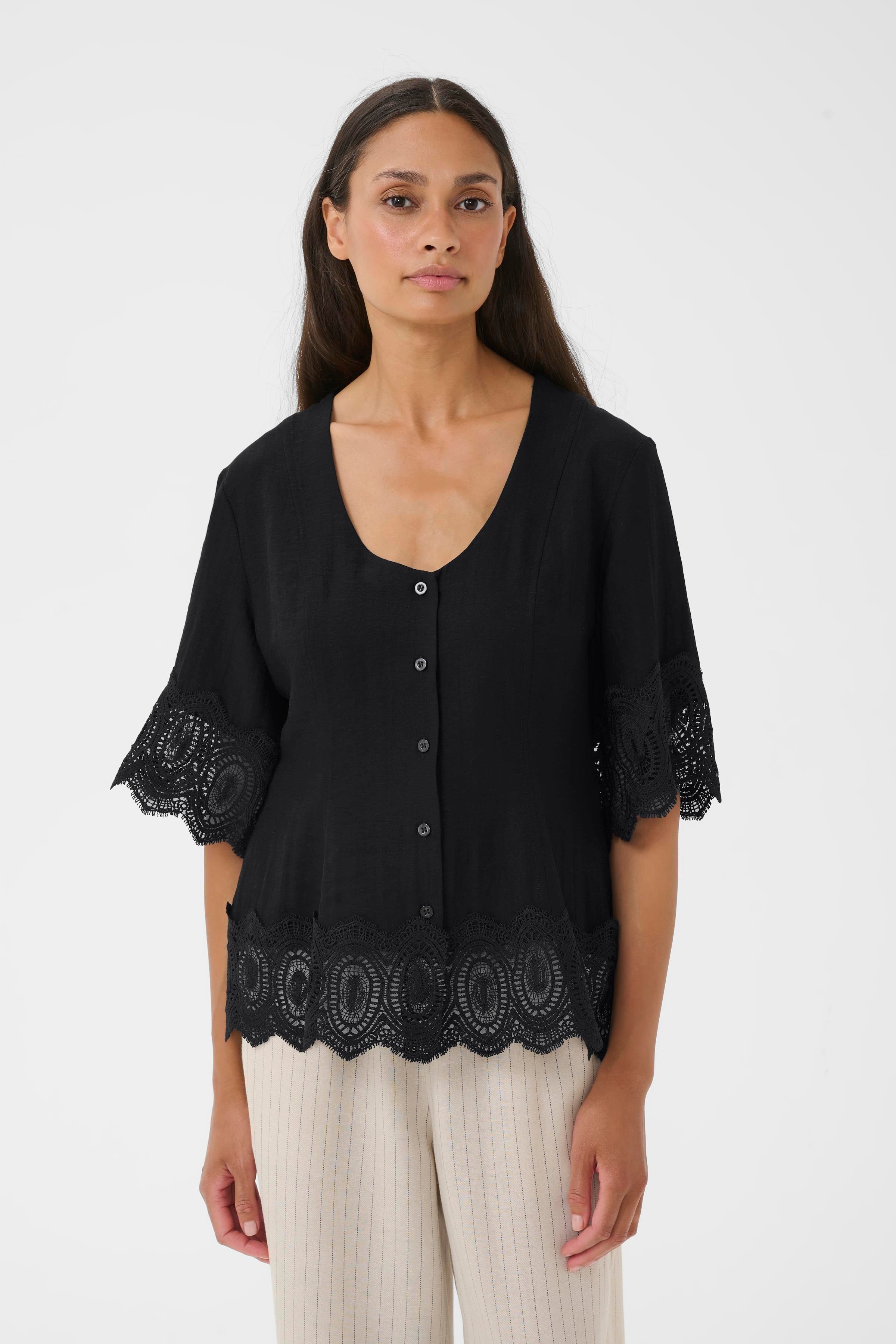 Karen By Simonsen Urith Bluse Meteorite Sort