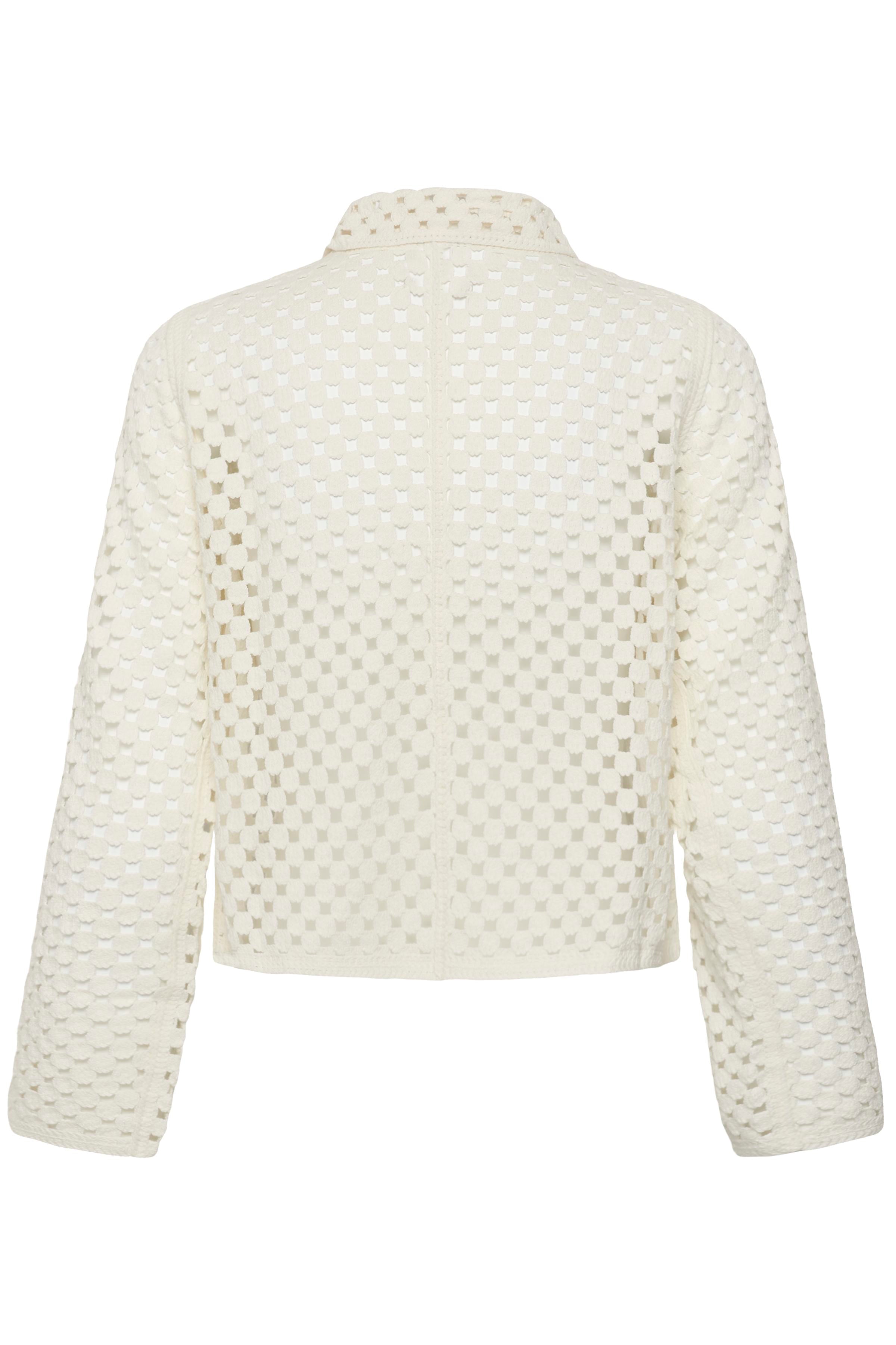 Karen By Simonsen Filippa Cardigan Egret Hvid