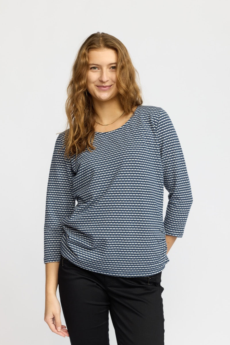 2 Biz Hovast Bluse Blå