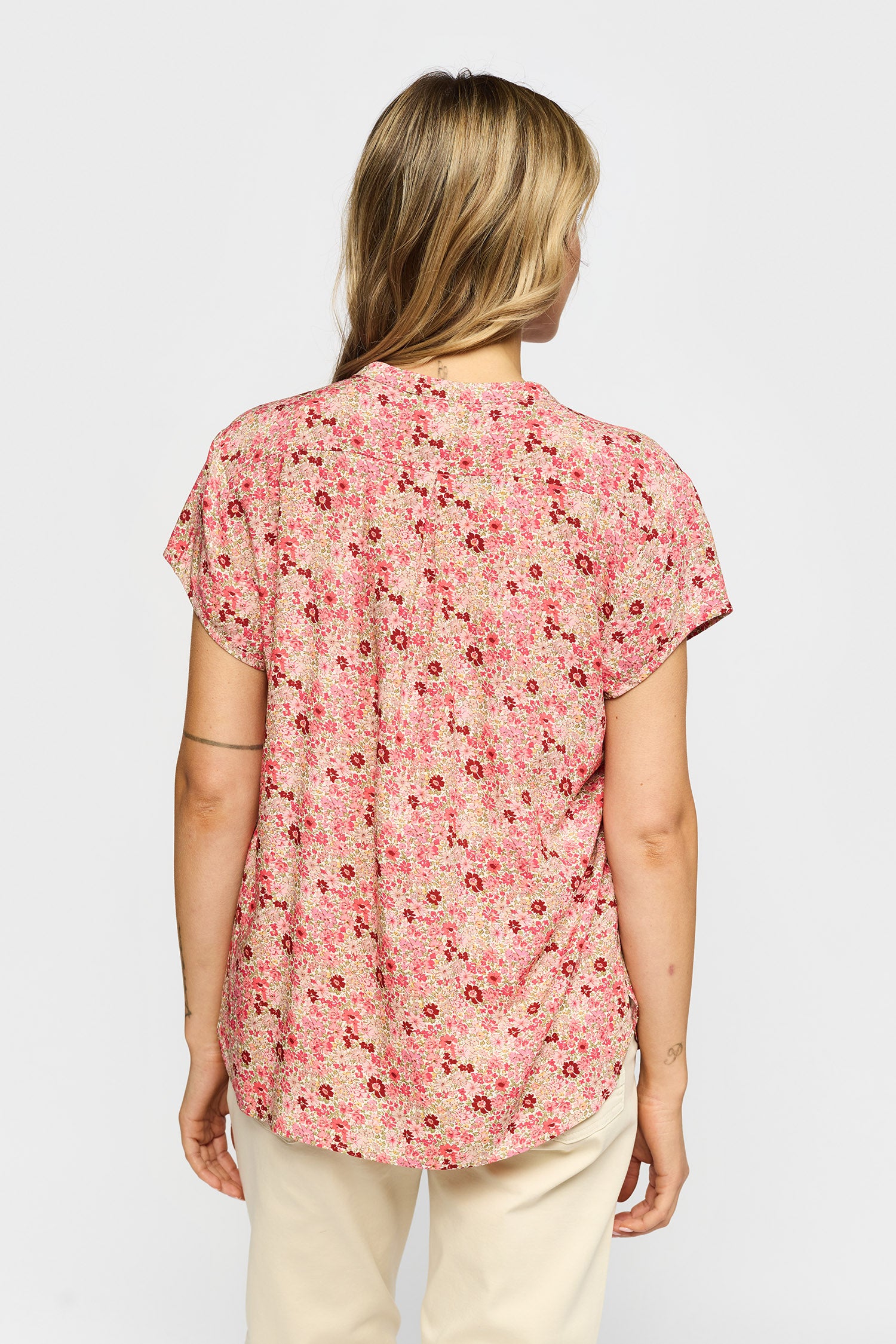 2 Biz Bloome Bluse Blomster Rosa