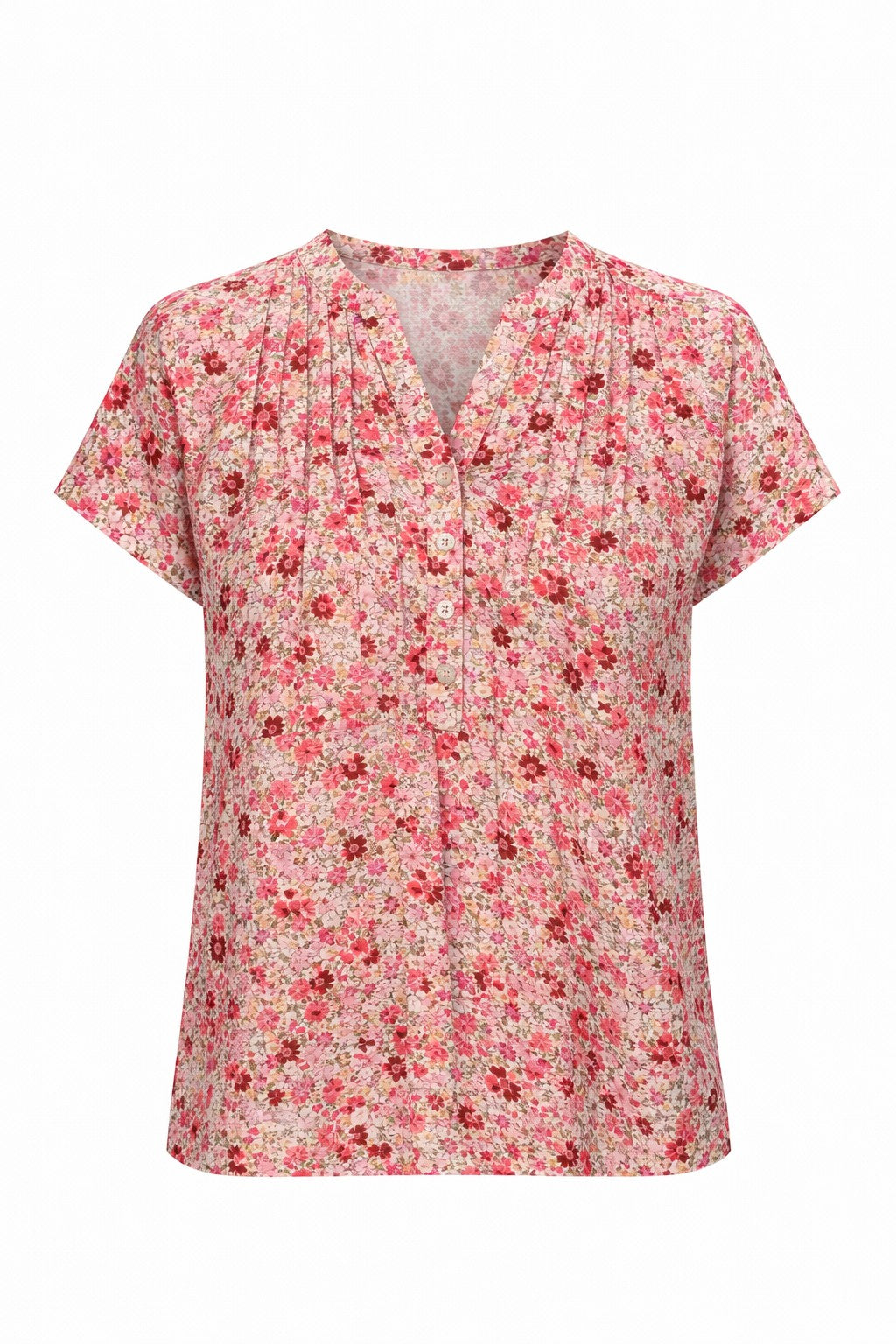 2 Biz Bloome Bluse Blomster Rosa