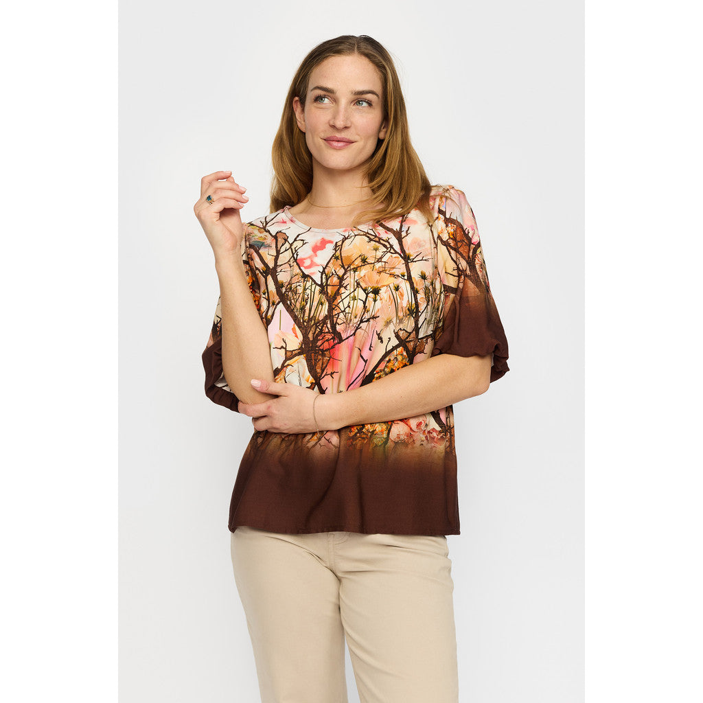2 Biz Vina Bluse Blade Brun