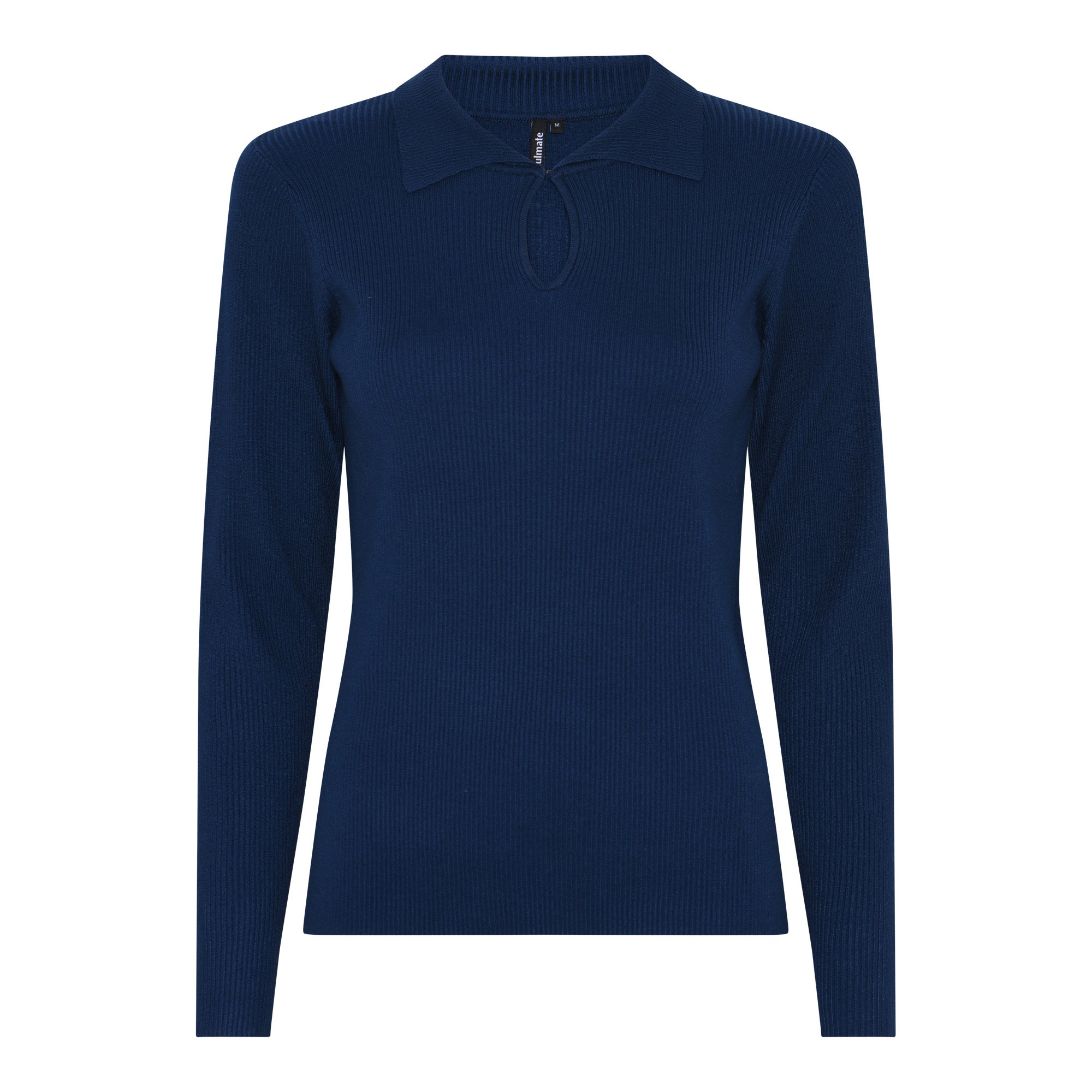 Soulmate Klaudi 1 Strik Pullover Deep Blå