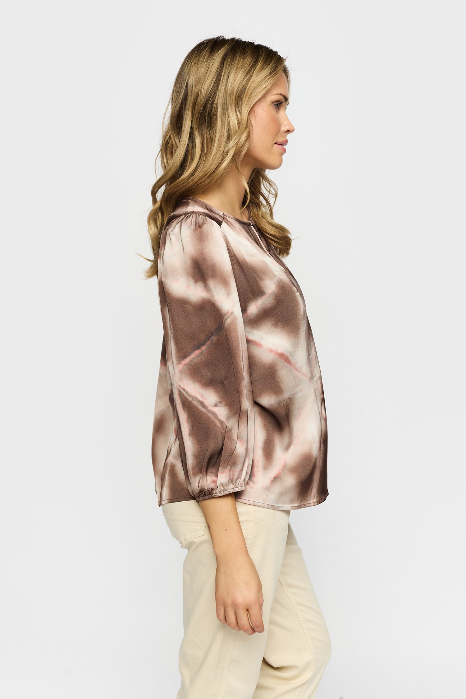 2 Biz Amina Bluse Square Rosa