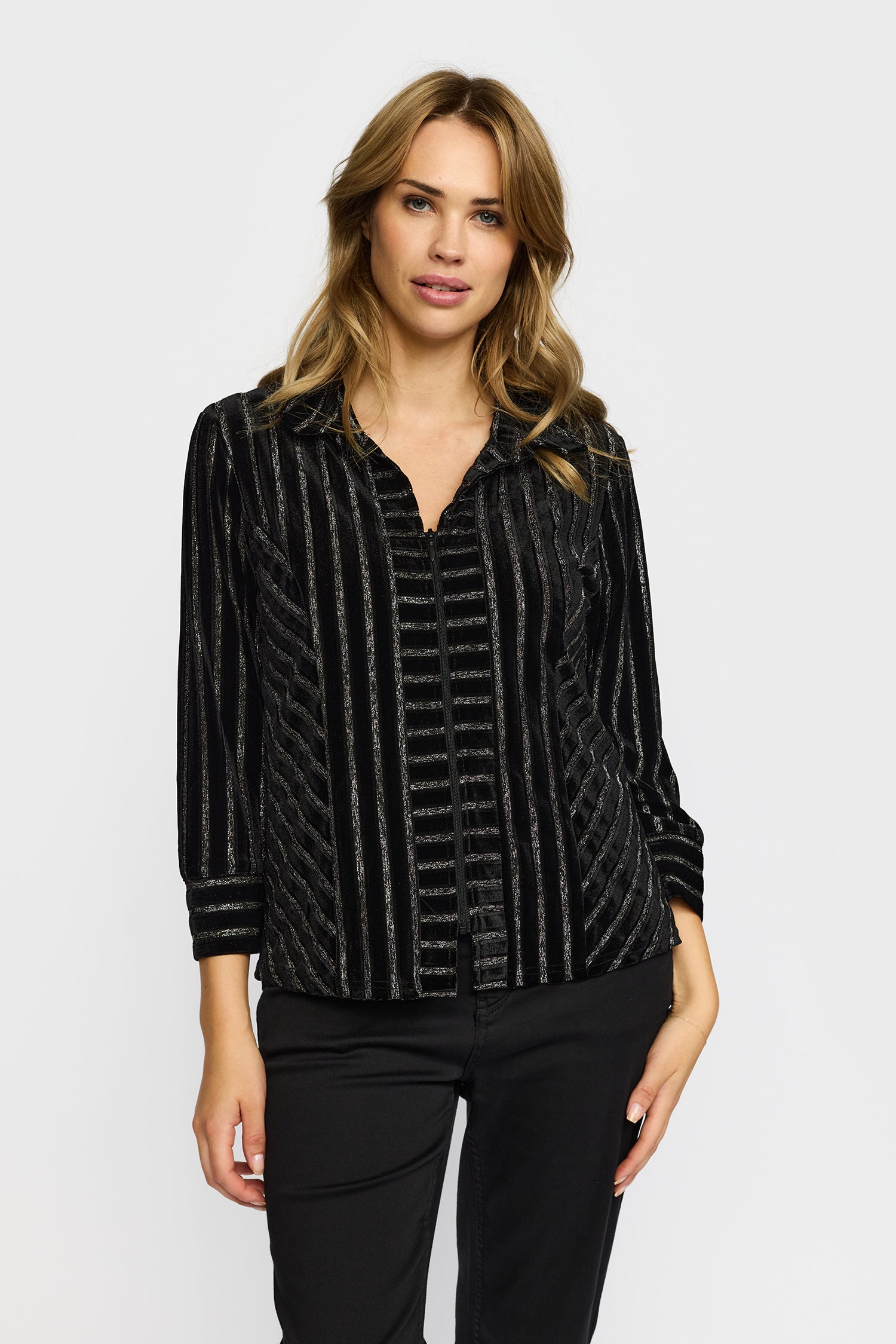 2 Biz Malou Bluse Sort