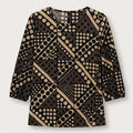 2 Biz Ramona Bluse Prikker Sand Brun