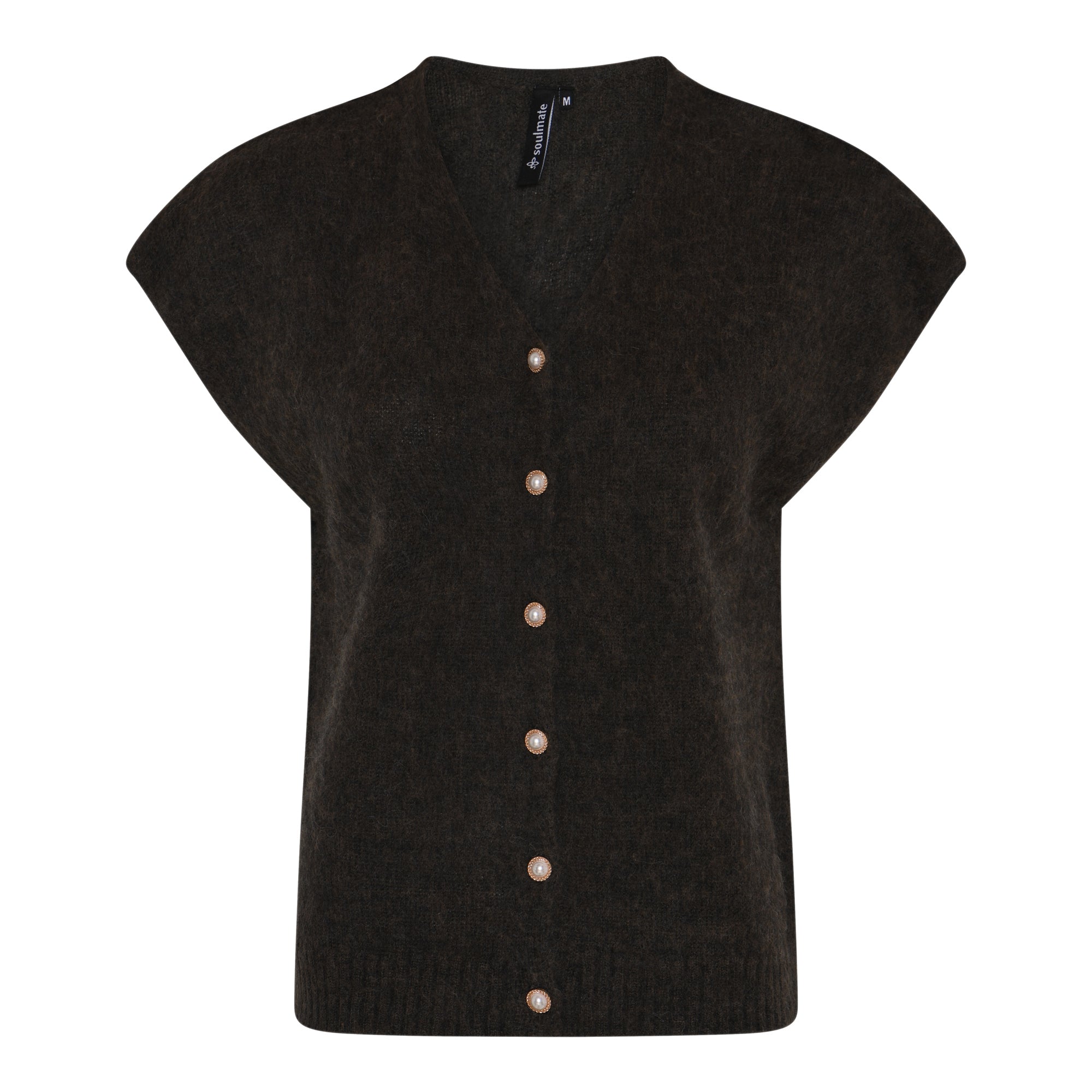 Soulmate Charlise 3 Vest Mørk Brun