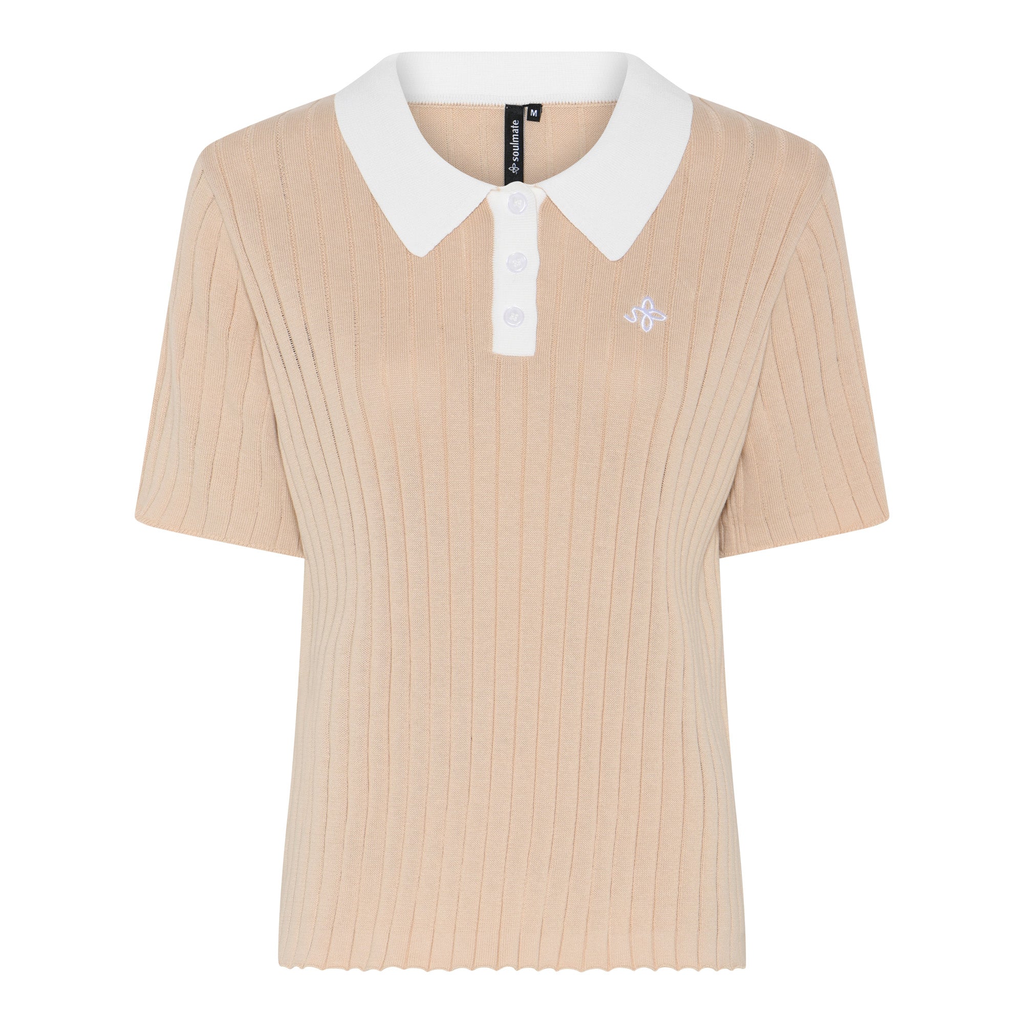 Soulmate Andie 1 Strik Pullover Sand