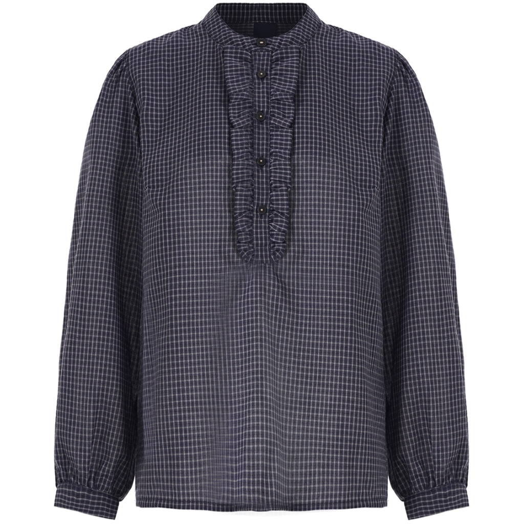 One Two Anso Bluse Night Blå