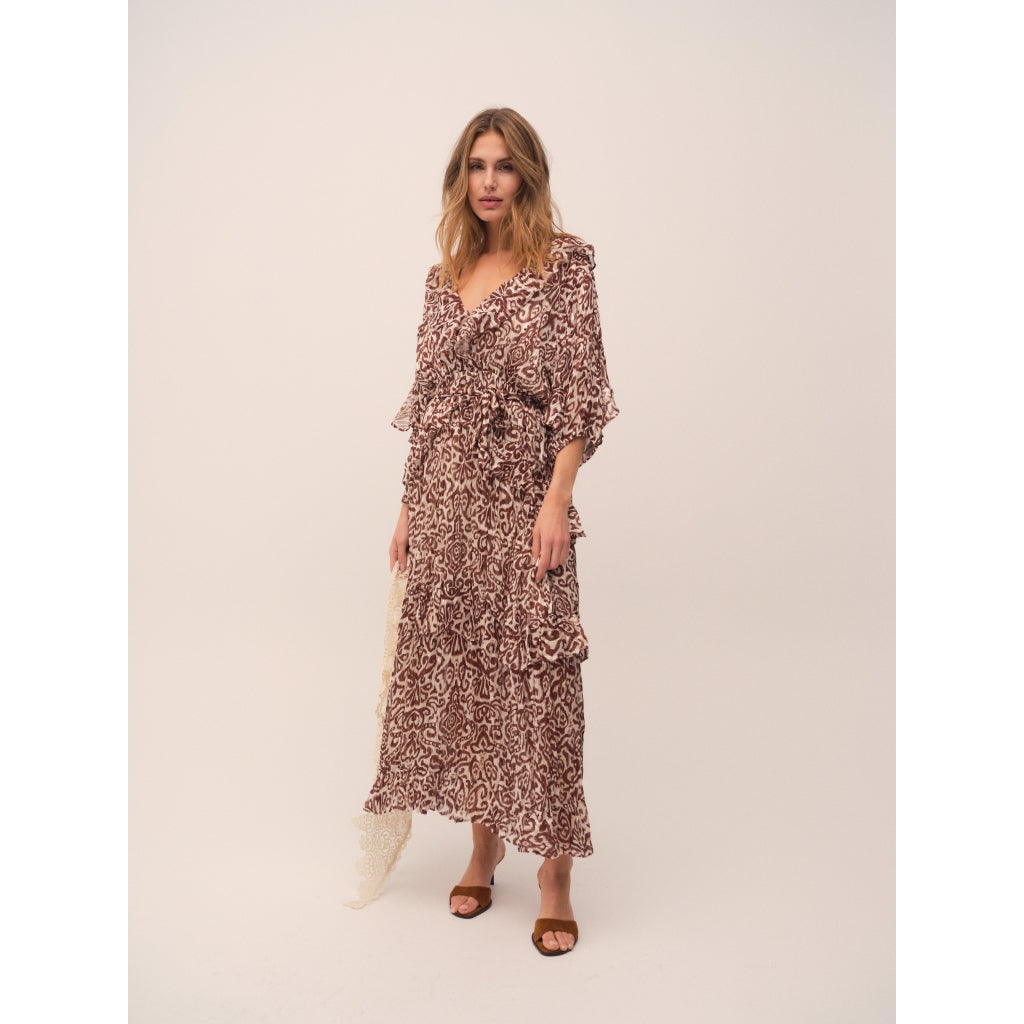 GOSSIA LiaGO Kjole Ikat Brun