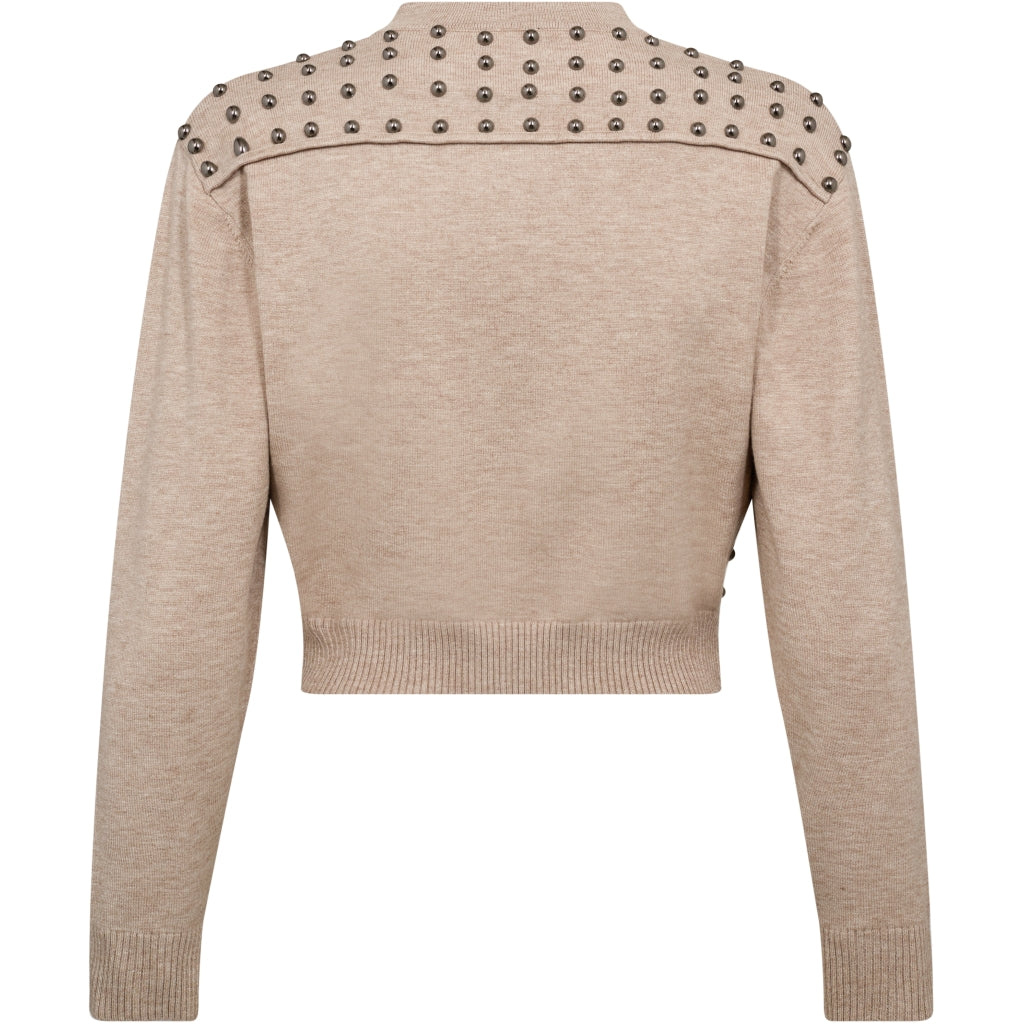 Nü Denmark Charlie Cardigan Strik Seasand Mix